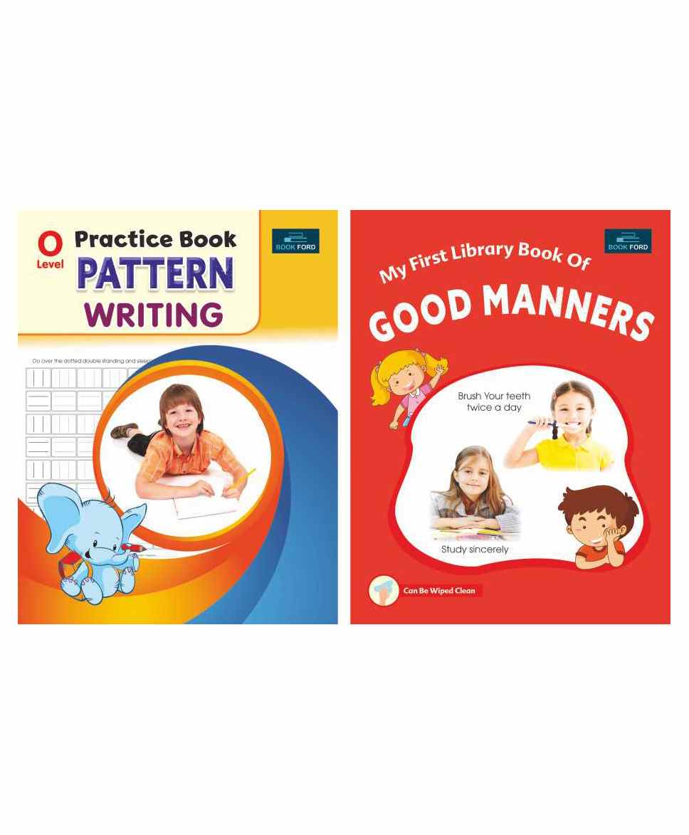 Book Ford Publications Board Books Combo Pattern Writing & My Library Book of Good Manners - English-image-9