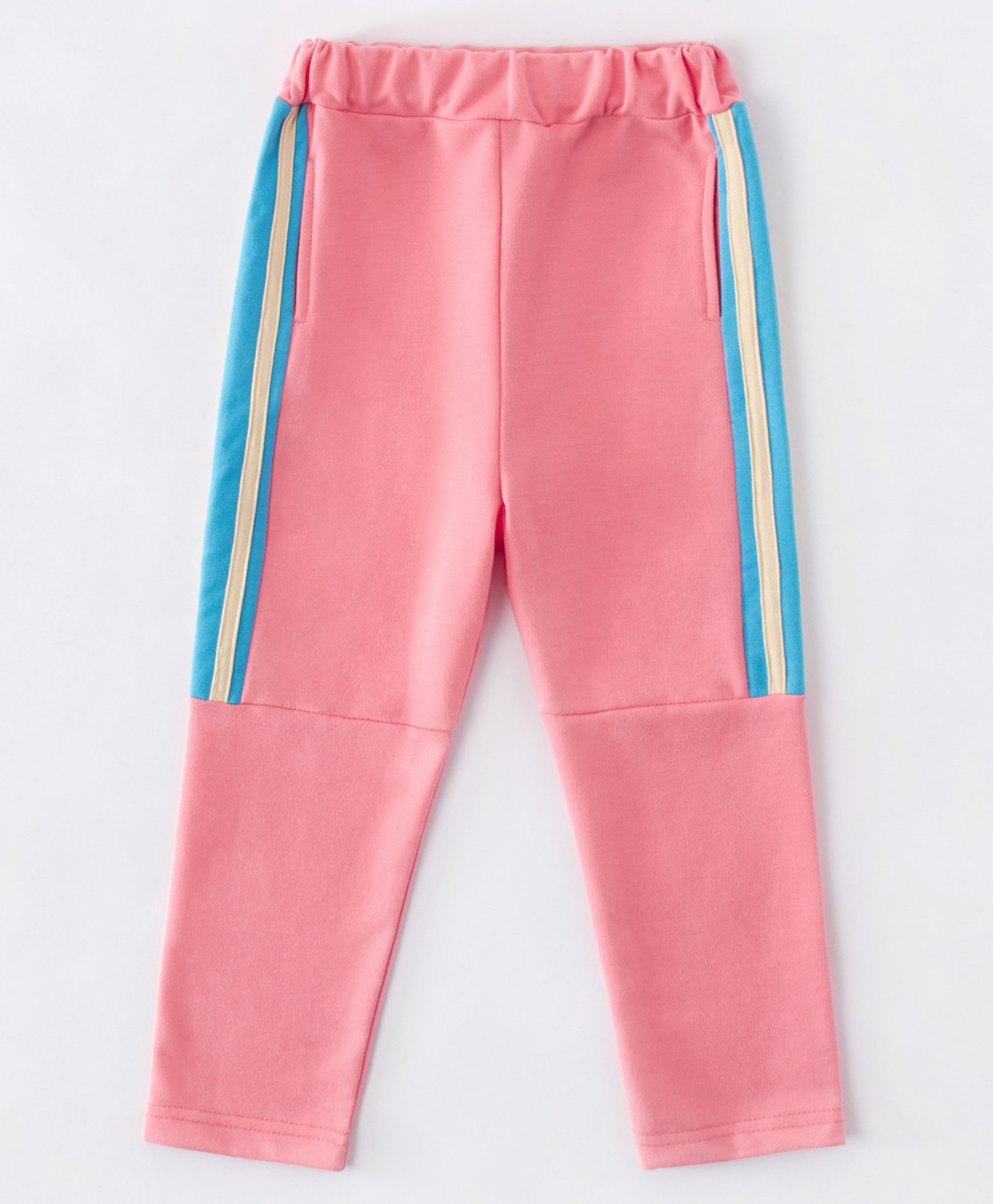 Kookie Kids Full Length Solid Track Pant - Pink-picture-15