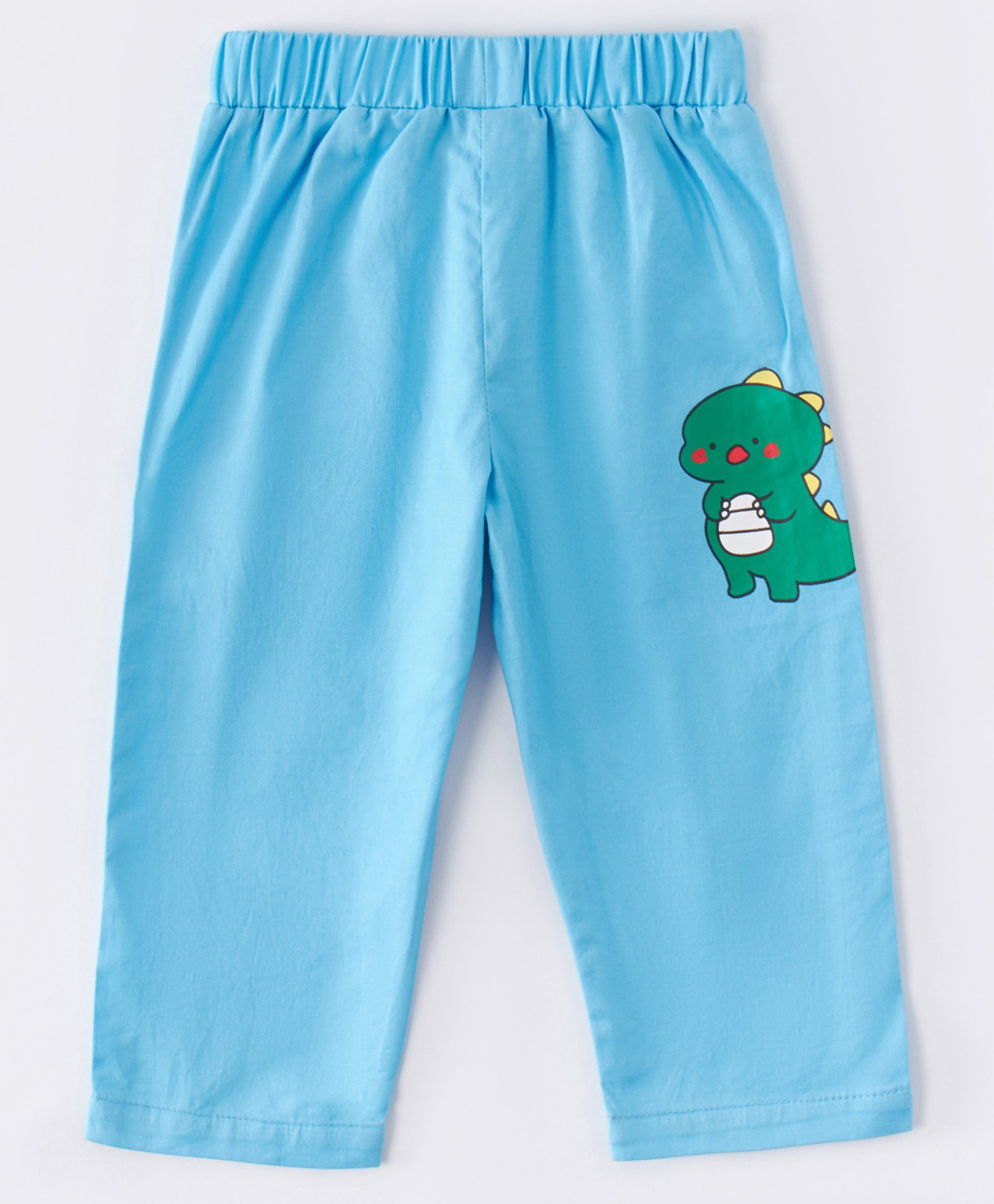 Kookie Kids Full Length Lounge Pants Dino Print - Blue-picture-24