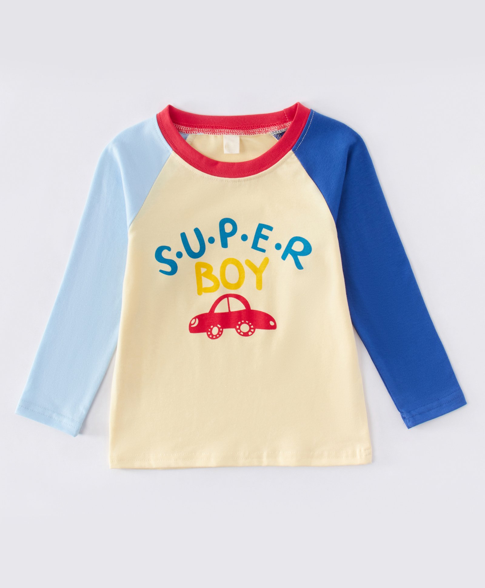 Kookie Kids Full Sleeves Tee Car Print - Blue-picture-13