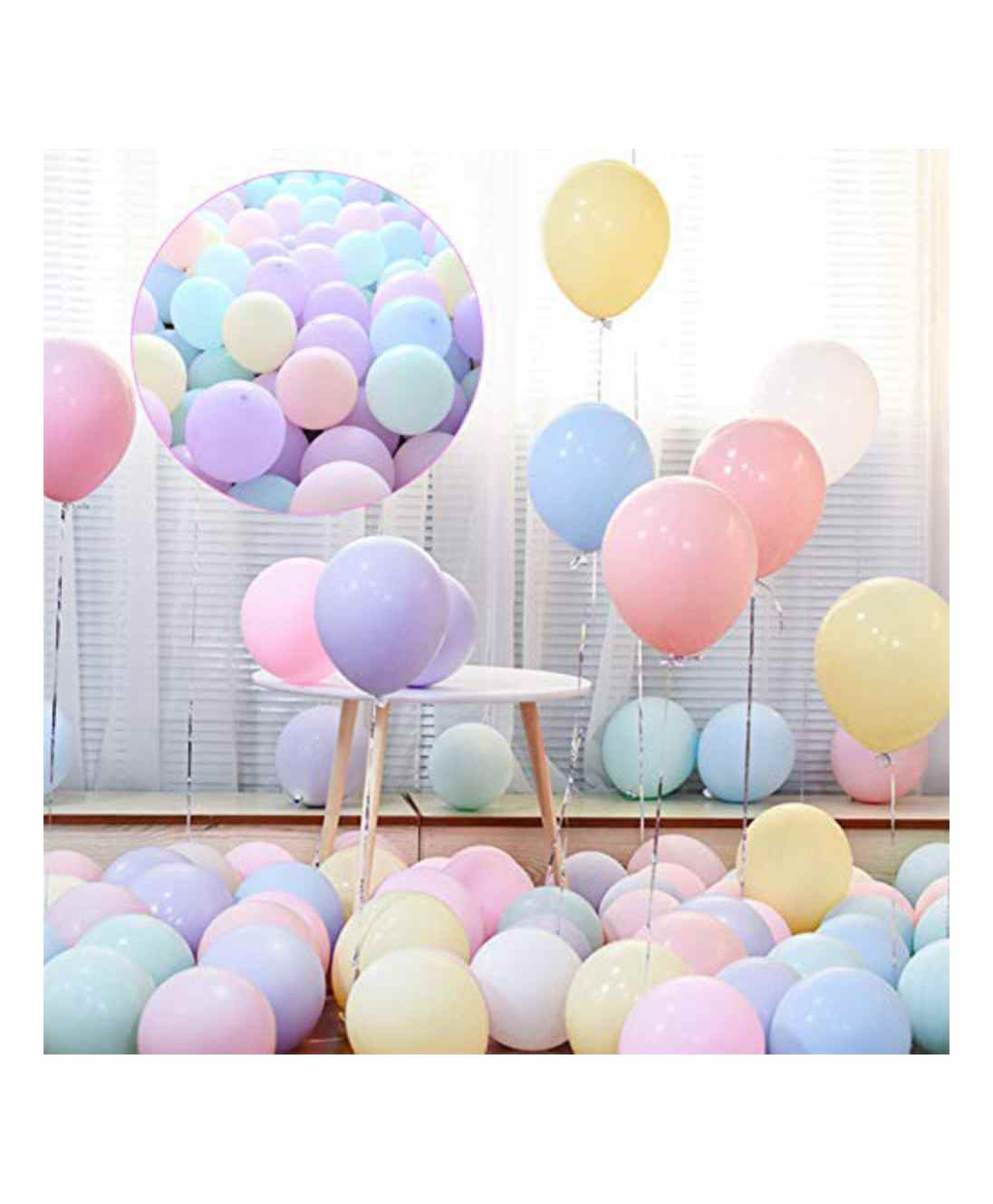 Untumble Pastel Party Balloons Multicolor - Pack of 50-image-20