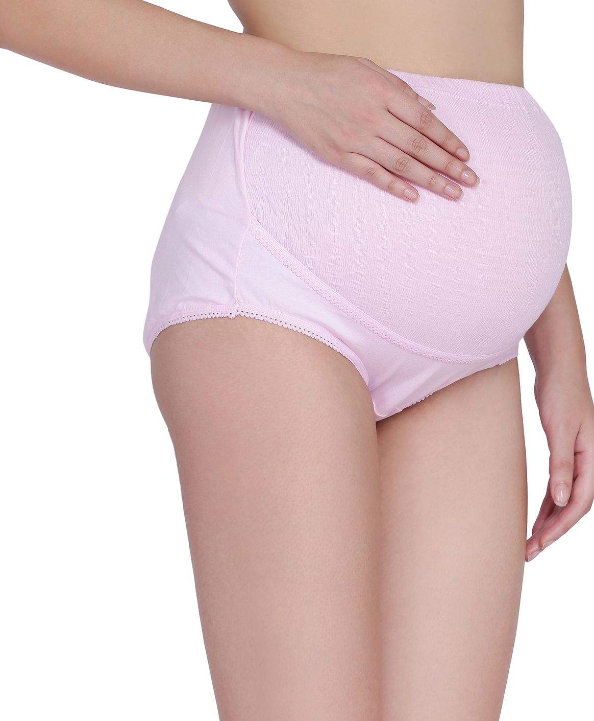 Mama Cotton Women's Under The Bump Maternity Panties Pregnancy Postpartum Maternity Underwear Multi-Pack 