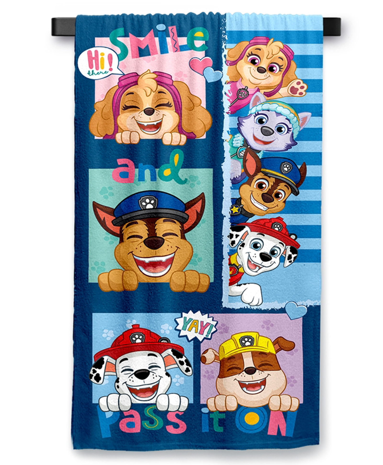 Sassoon Paw Patrol Printed Bath Towel with Gift Box - Multicolor-image-33