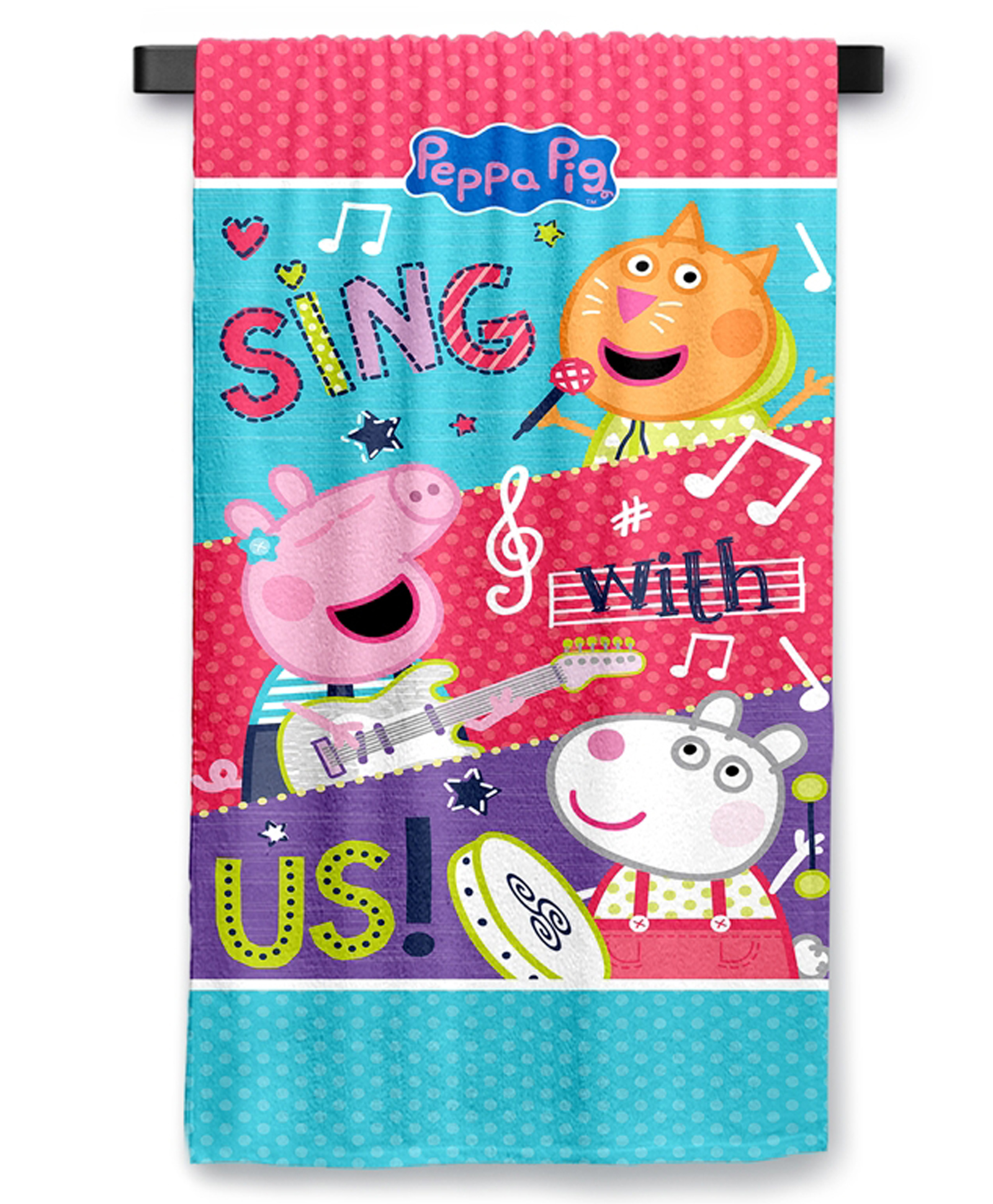 Sassoon Peppa Pig Printed Bath Towel with Gift Box - Multicolor-image-39