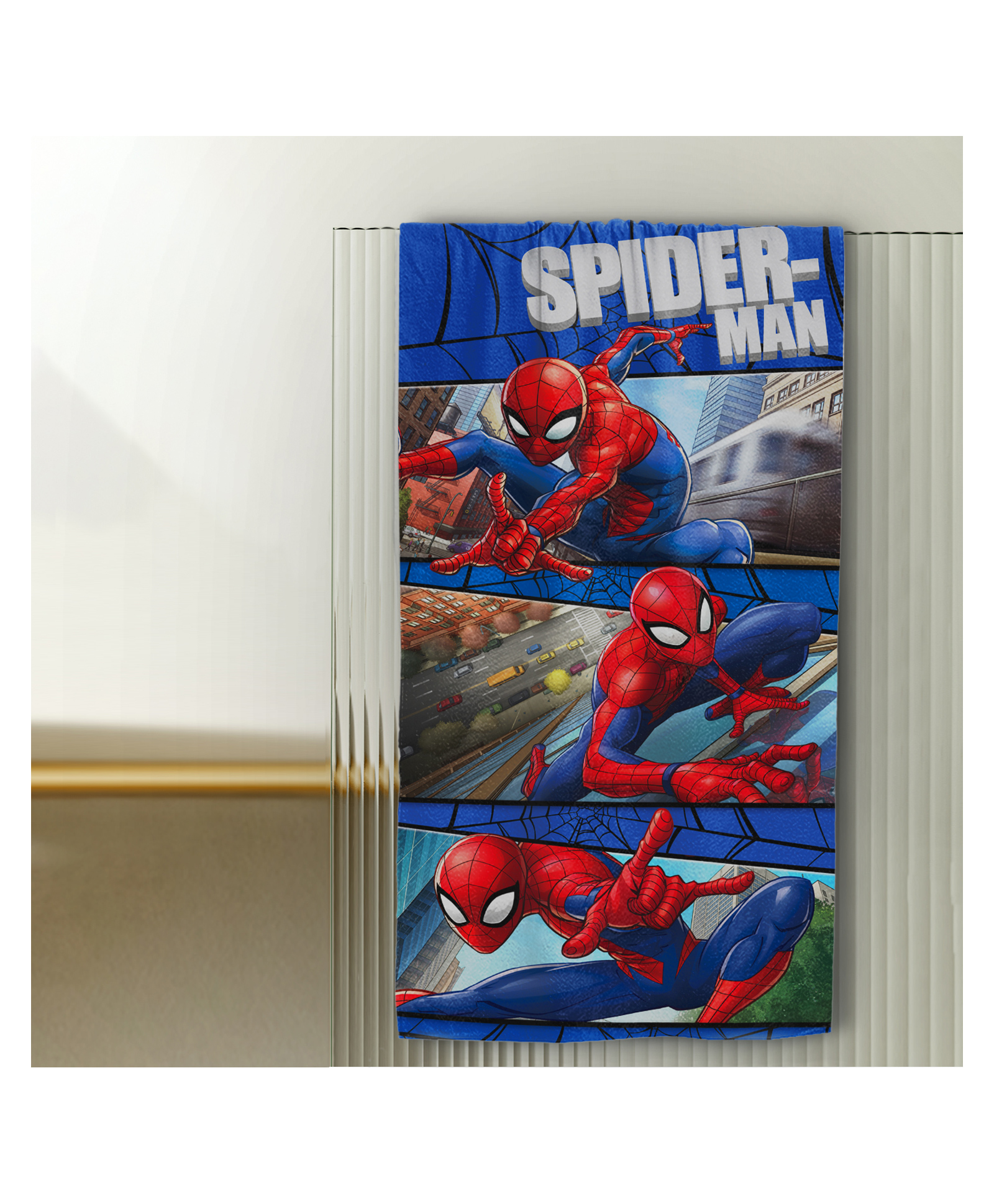 Sassoon Spiderman Printed Bath Towel with Gift Box - Multicolor-image-3
