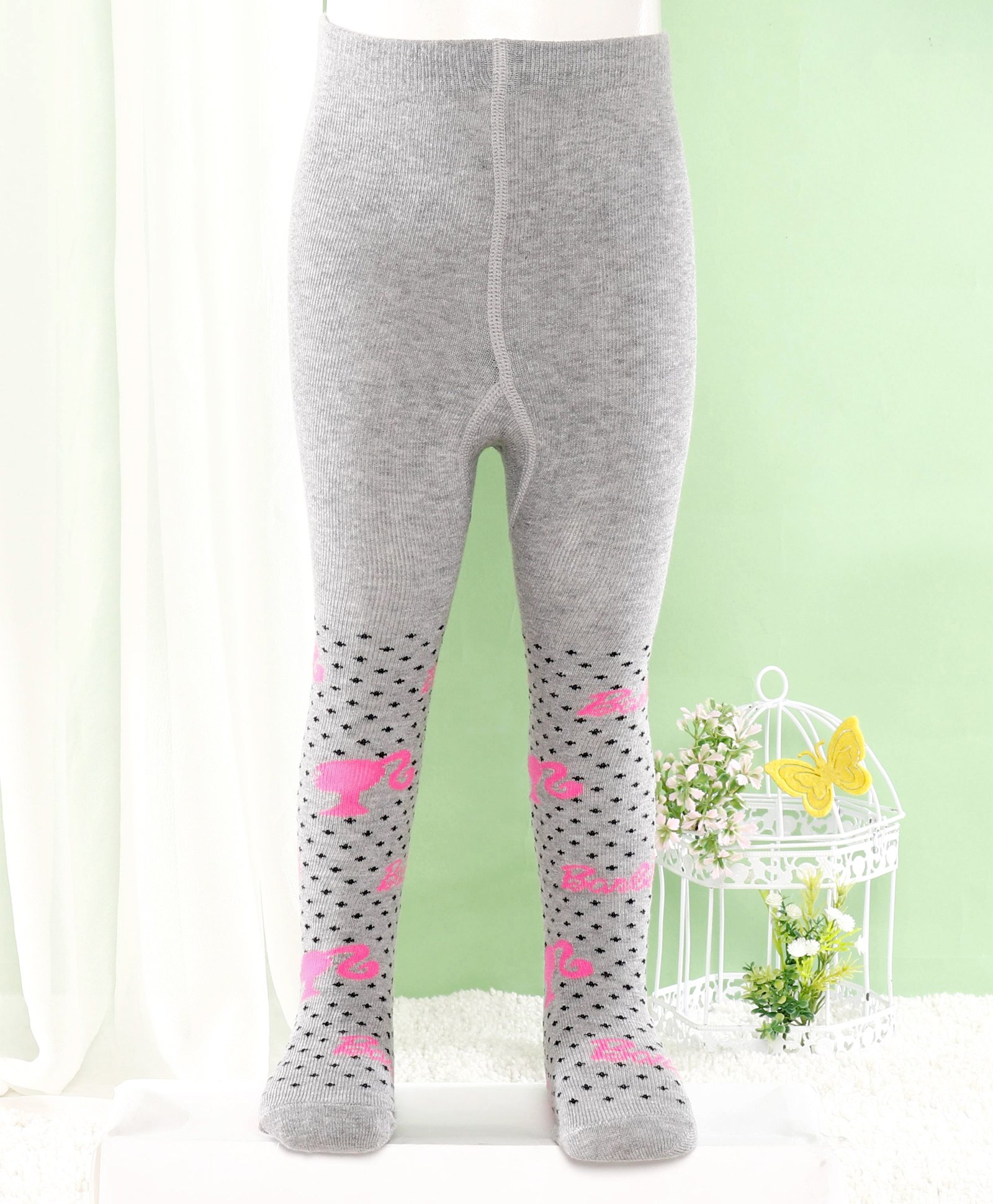 footed leggings girl