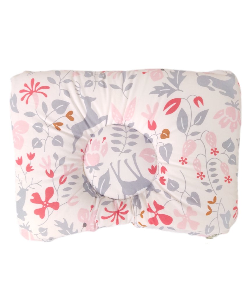 Elementary Premium Memory Foam Head Shaping Pillow Floral Bambi Print - Pink-image-18