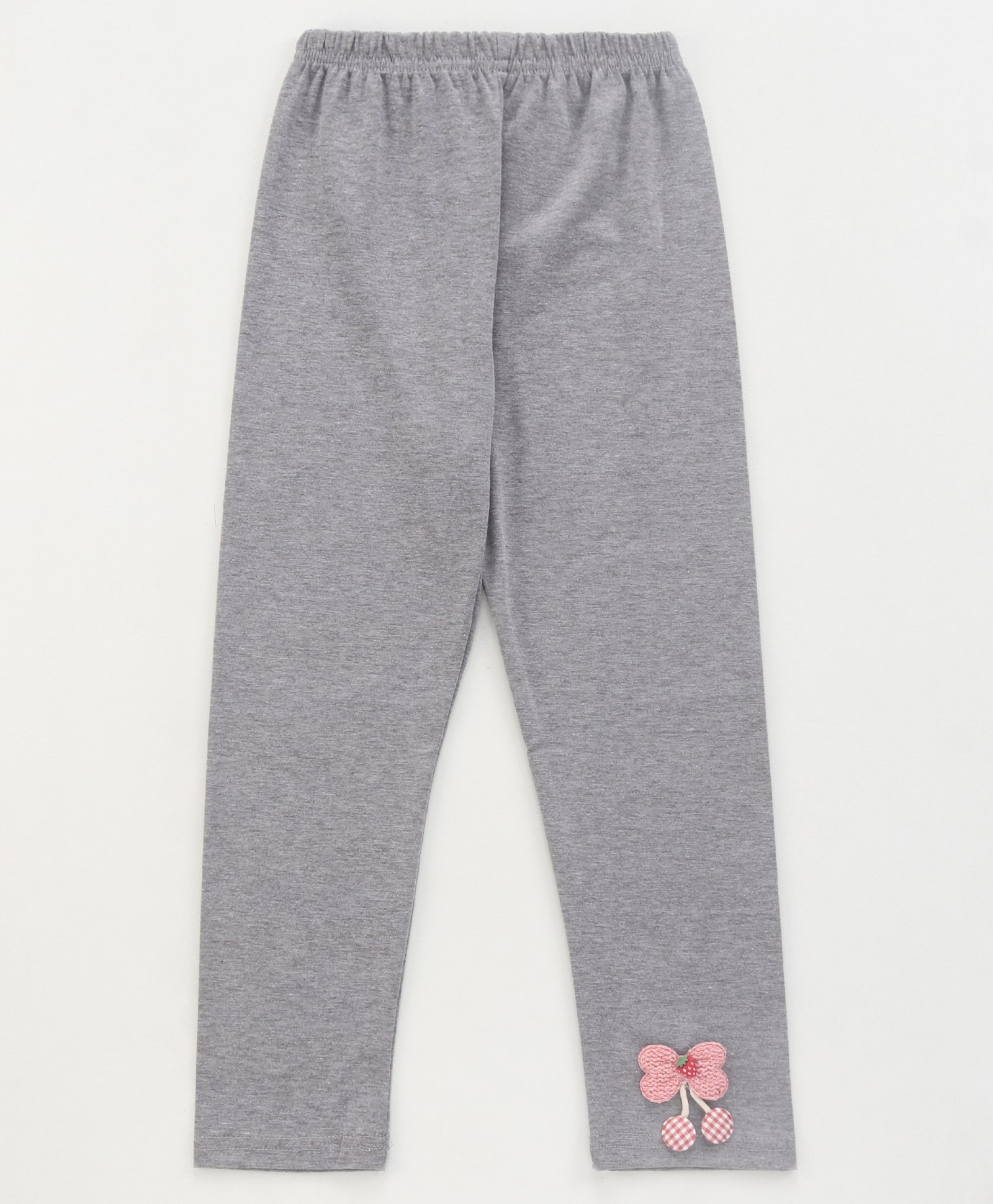 Kookie Kids Full Length Solid Color Leggings - Grey-picture-17