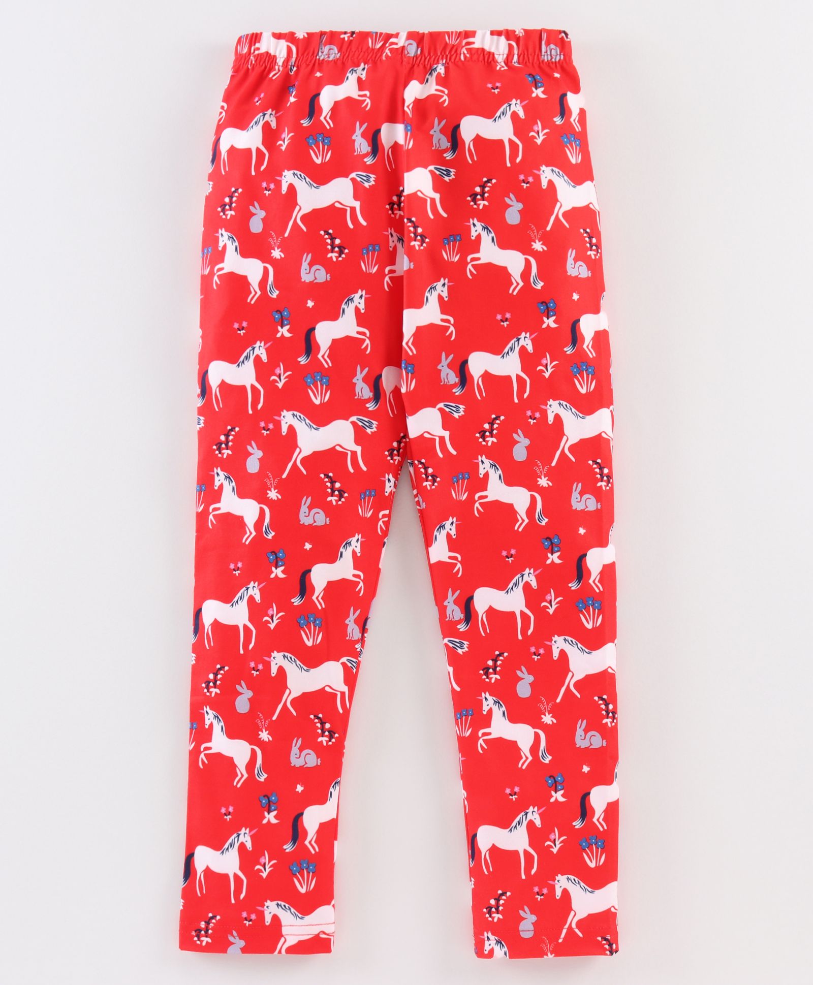 Kookie Kids Full Length Printed Leggings - Dark Pink-picture-11