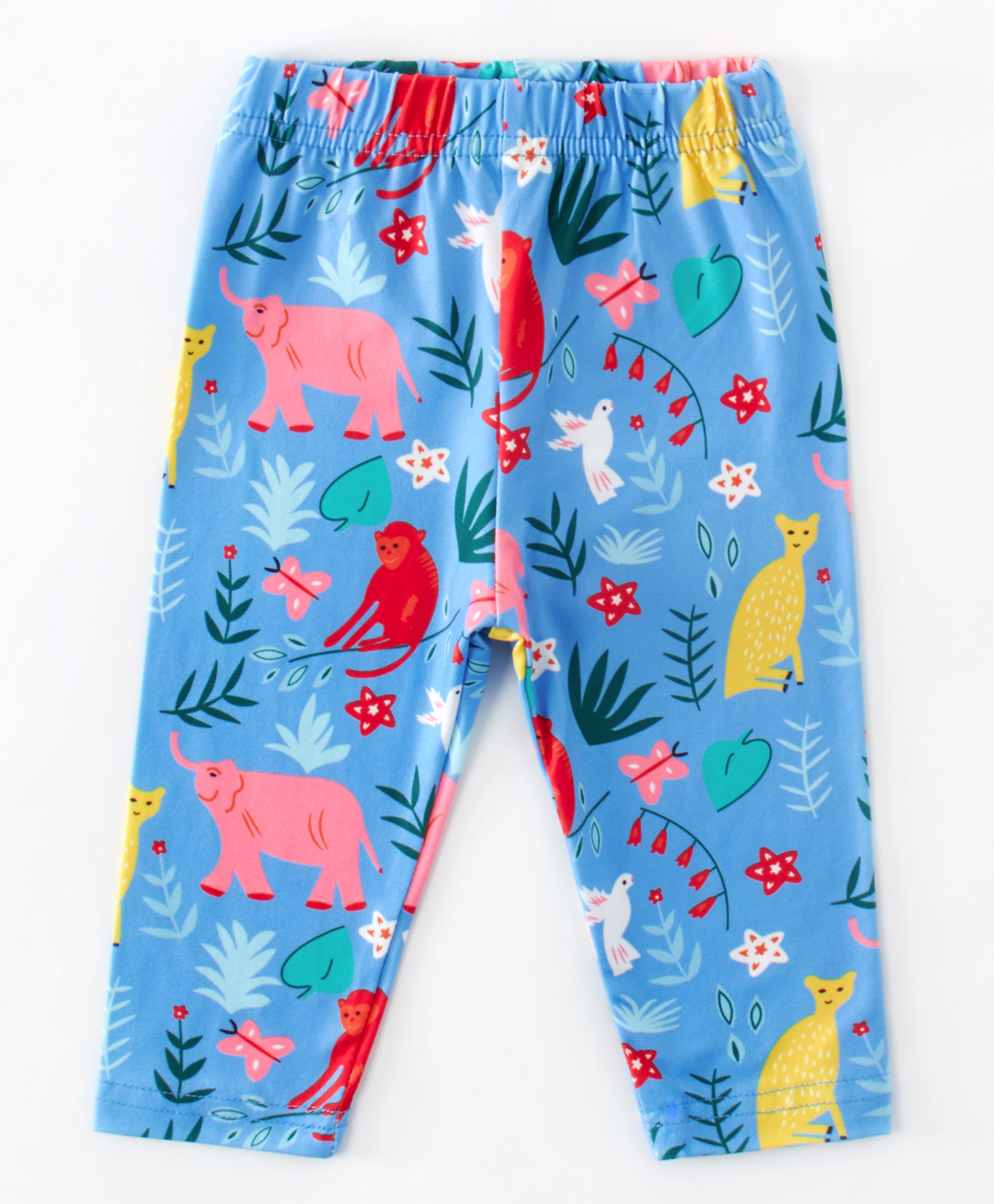 Kookie Kids Full Length Lounge Pant Animal Print - Blue-picture-13
