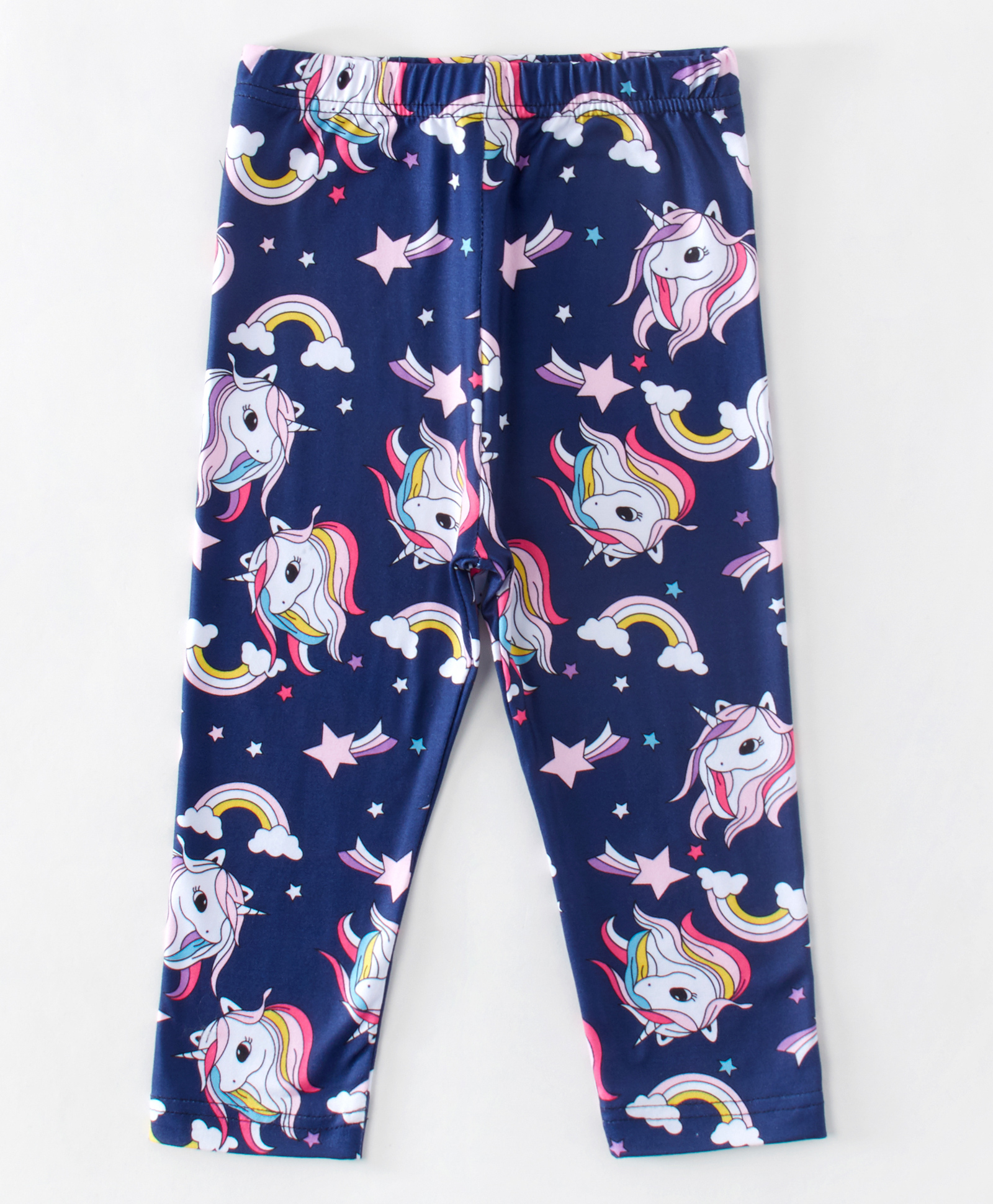 Kookie Kids Full Length Leggings Unicorn Print - Navy Blue-picture-22