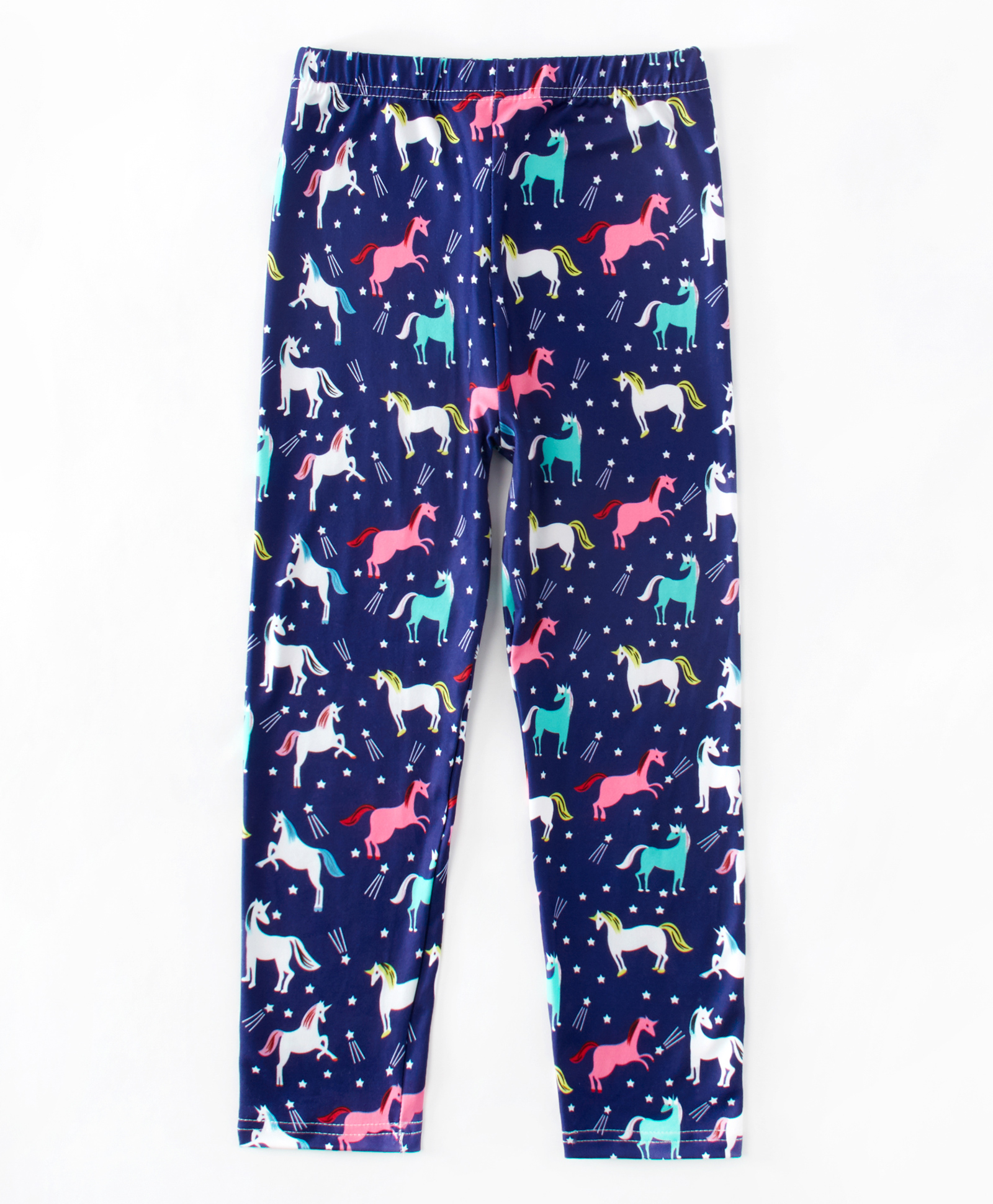 Kookie Kids Full Length Leggings Unicorn Print - Navy Blue-image-28