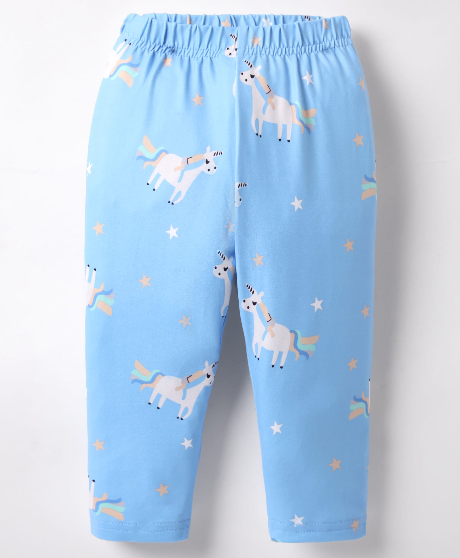 Kookie Kids Full Length Leggings Unicorn Print - Blue-picture-22