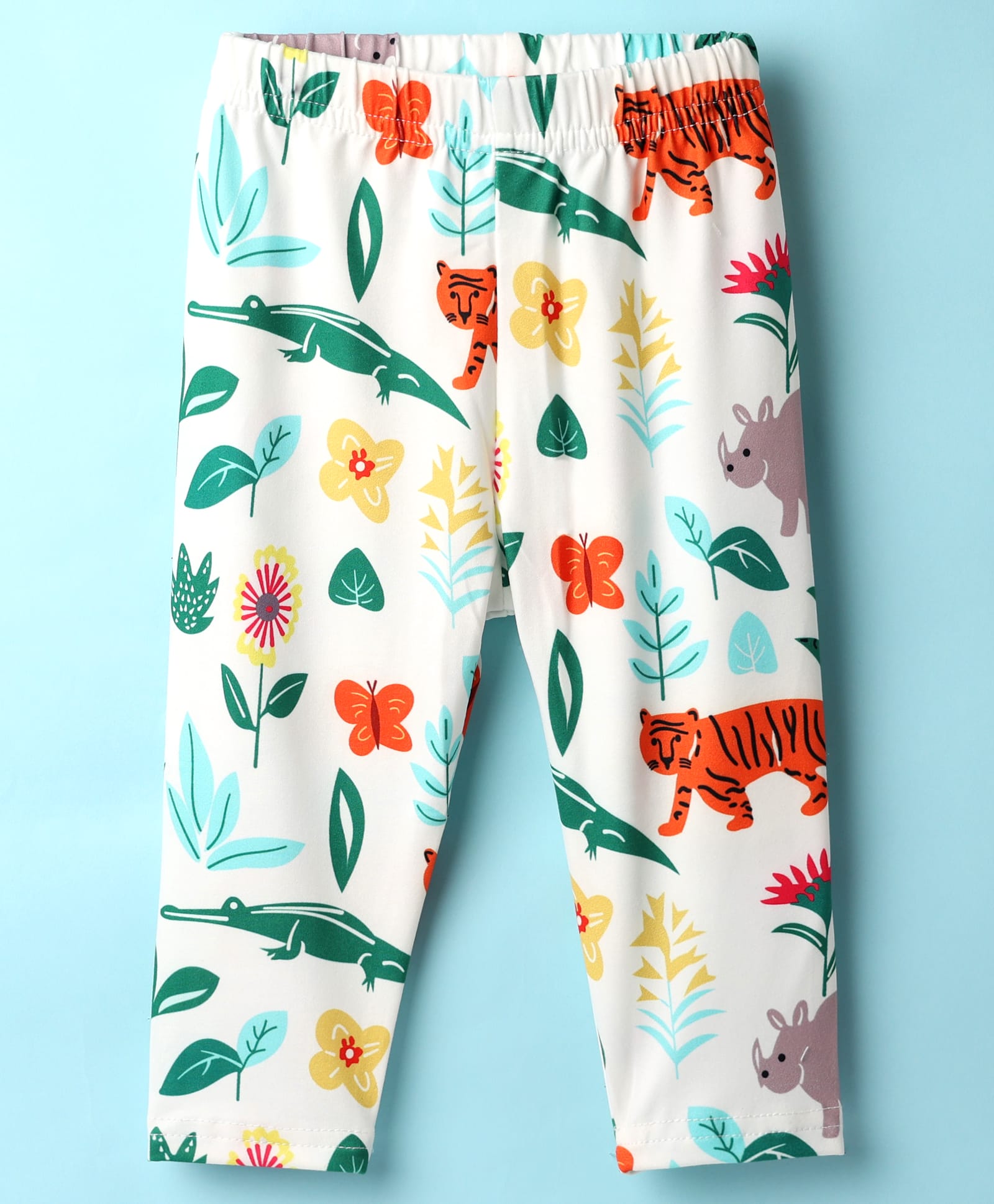 Kookie Kids Full Length Printed Leggings - Multicolor-picture-26