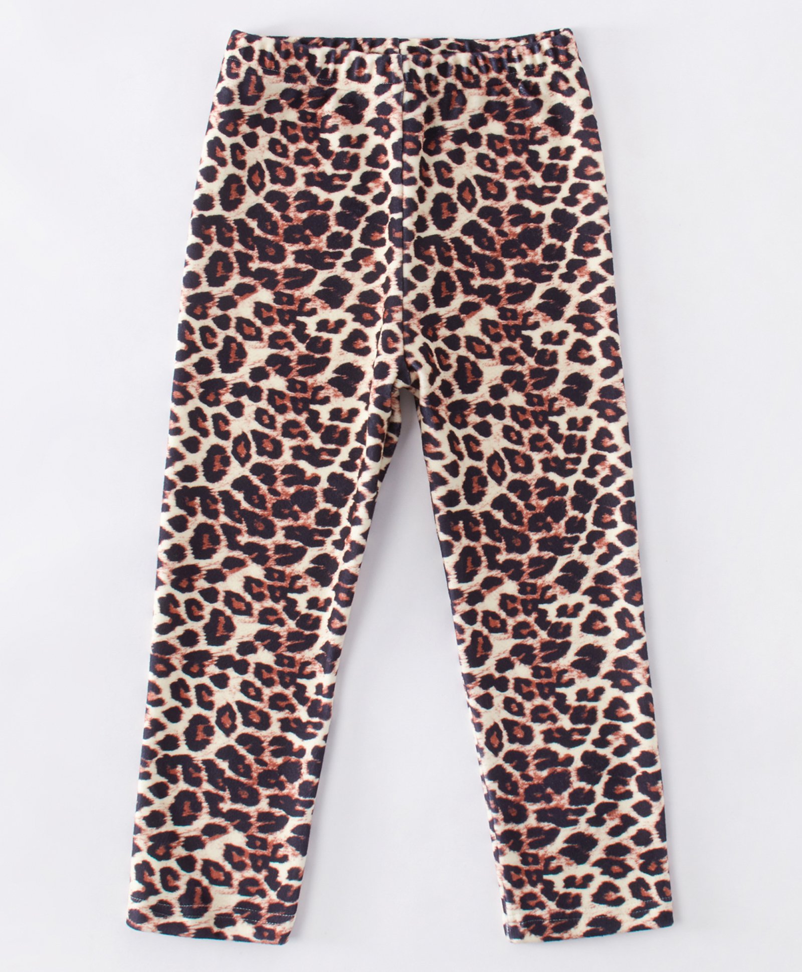 Kookie Kids Full Length Leggings Leopard Print - Brown-image-14