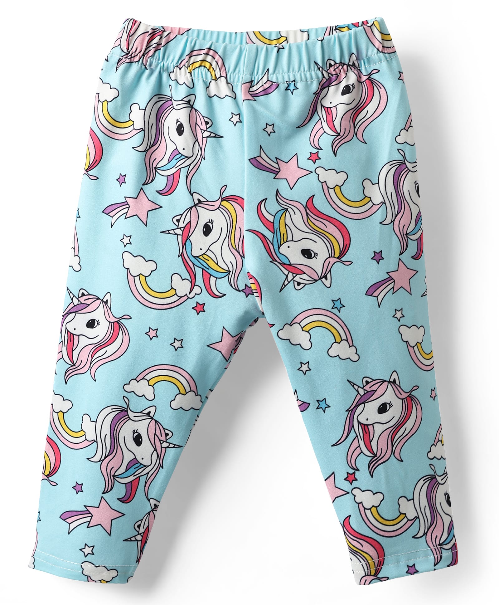 Kookie Kids Full Length Leggings Unicorn Print - Blue-picture-26