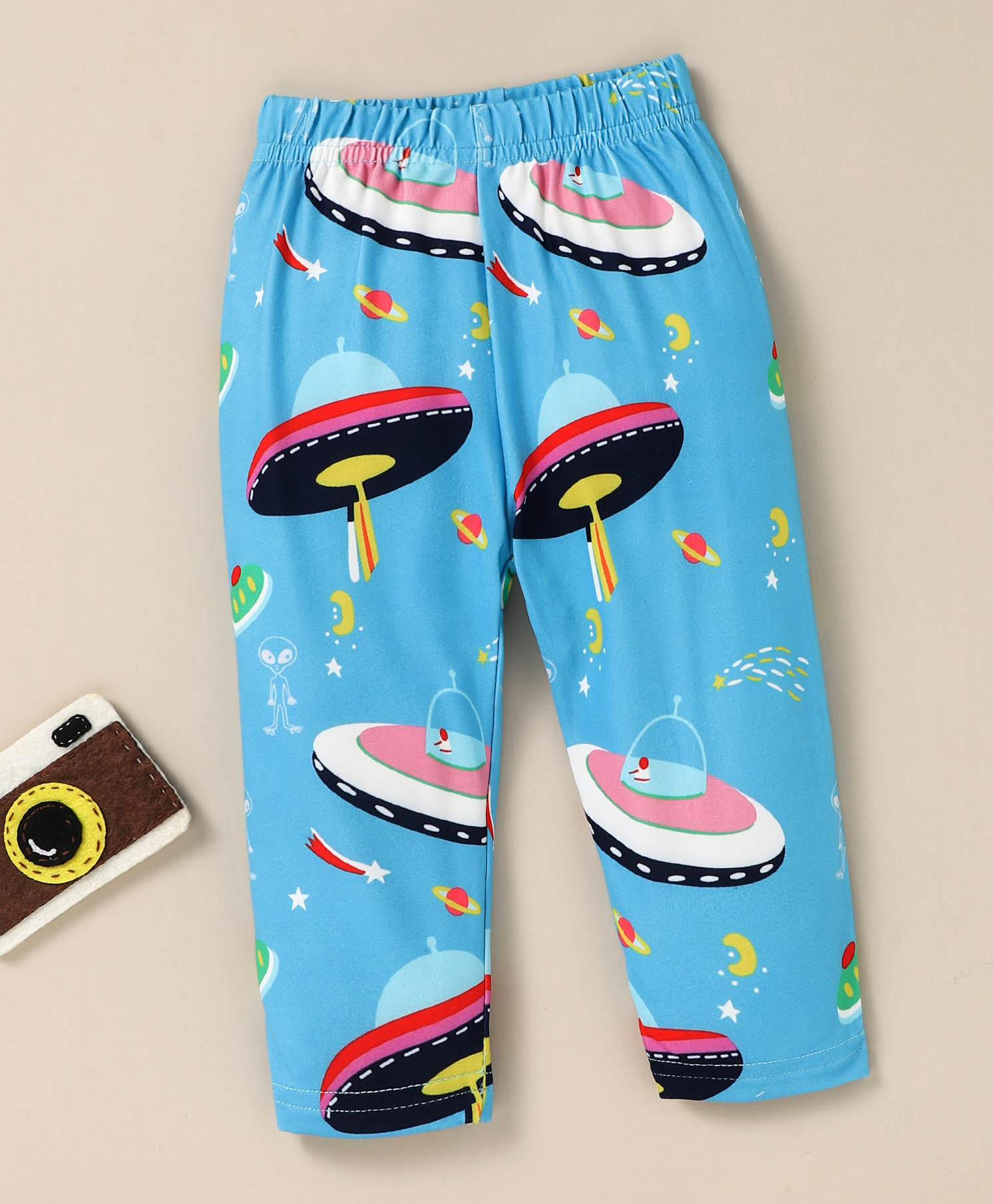 Kookie Kids Full Length Lounge Pant Space Print - Blue-image-15