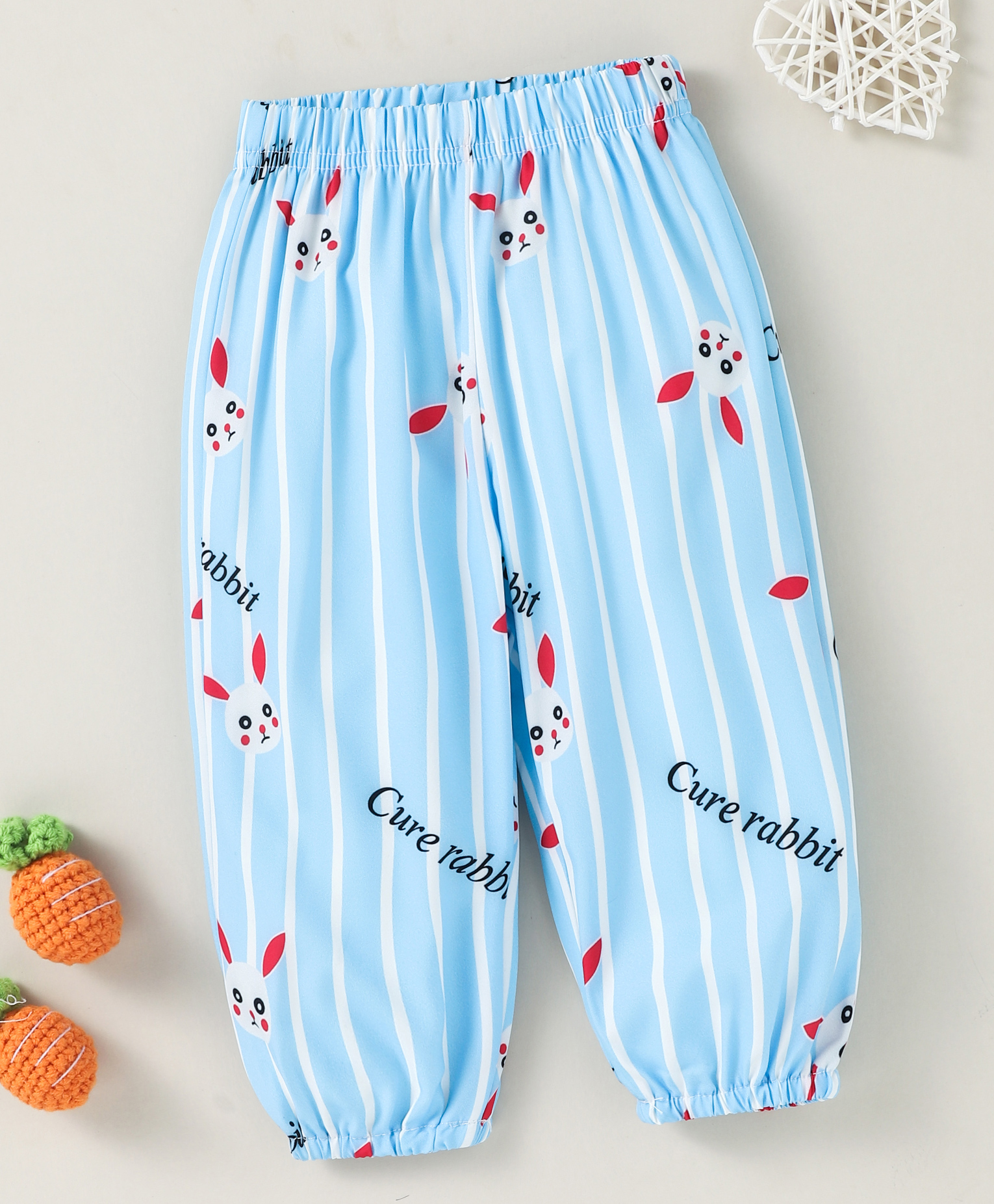 Kookie Kids Full Length Lounge Pant Bunny Print - Blue-picture-21
