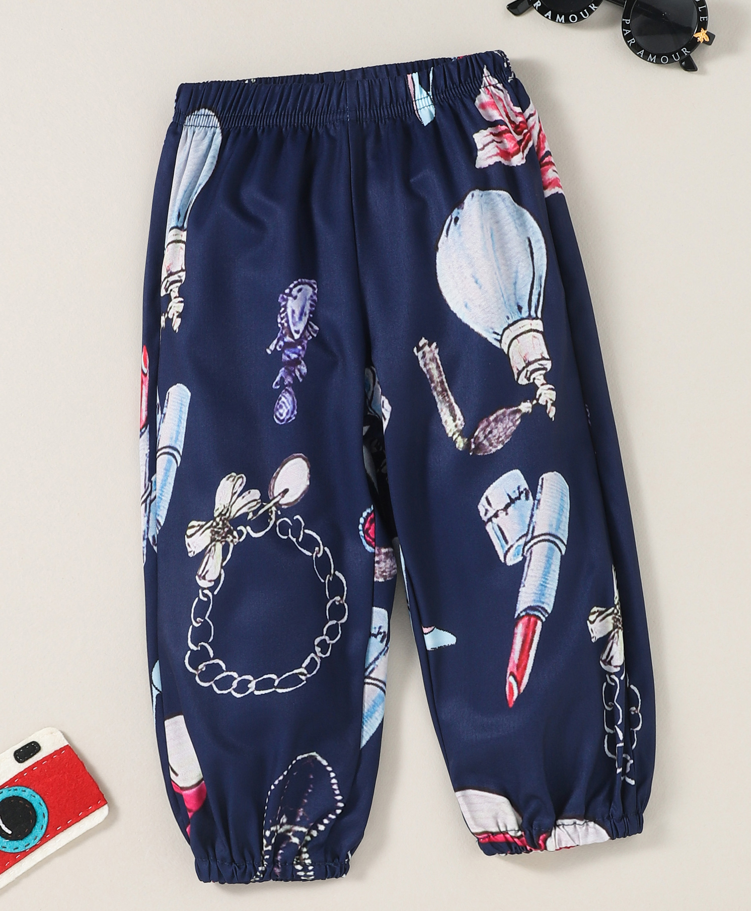 Kookie Kids Full Length Lounge Pants Accessories Print - Blue-picture-17