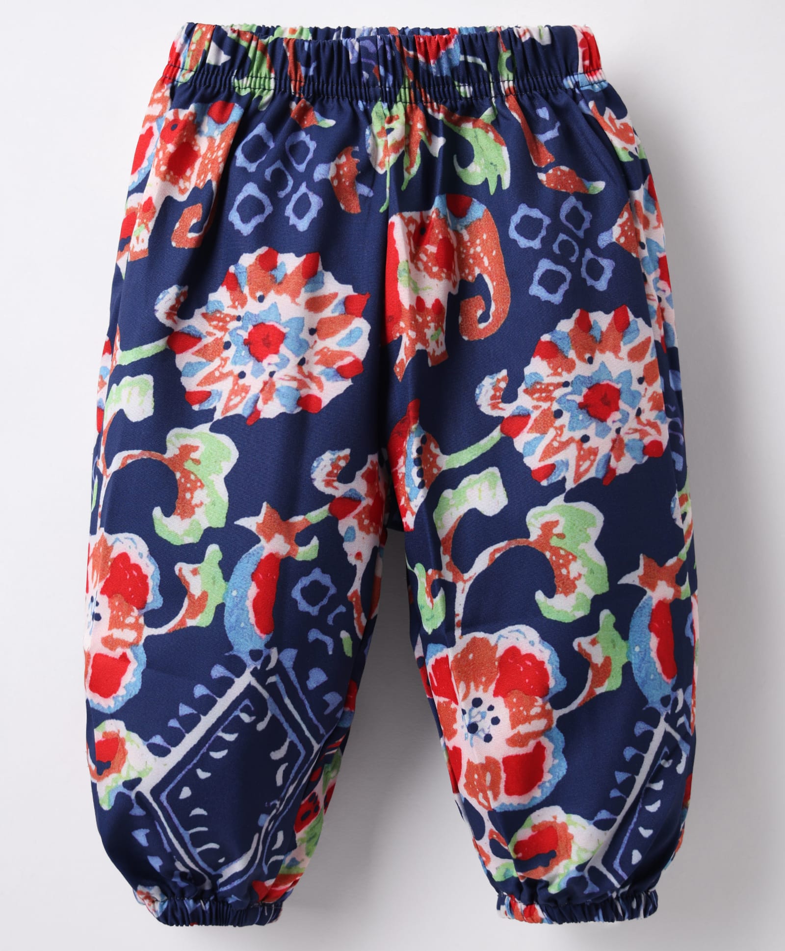 Kookie Kids Full Length Lounge Pant Abstract Print - Blue-picture-17