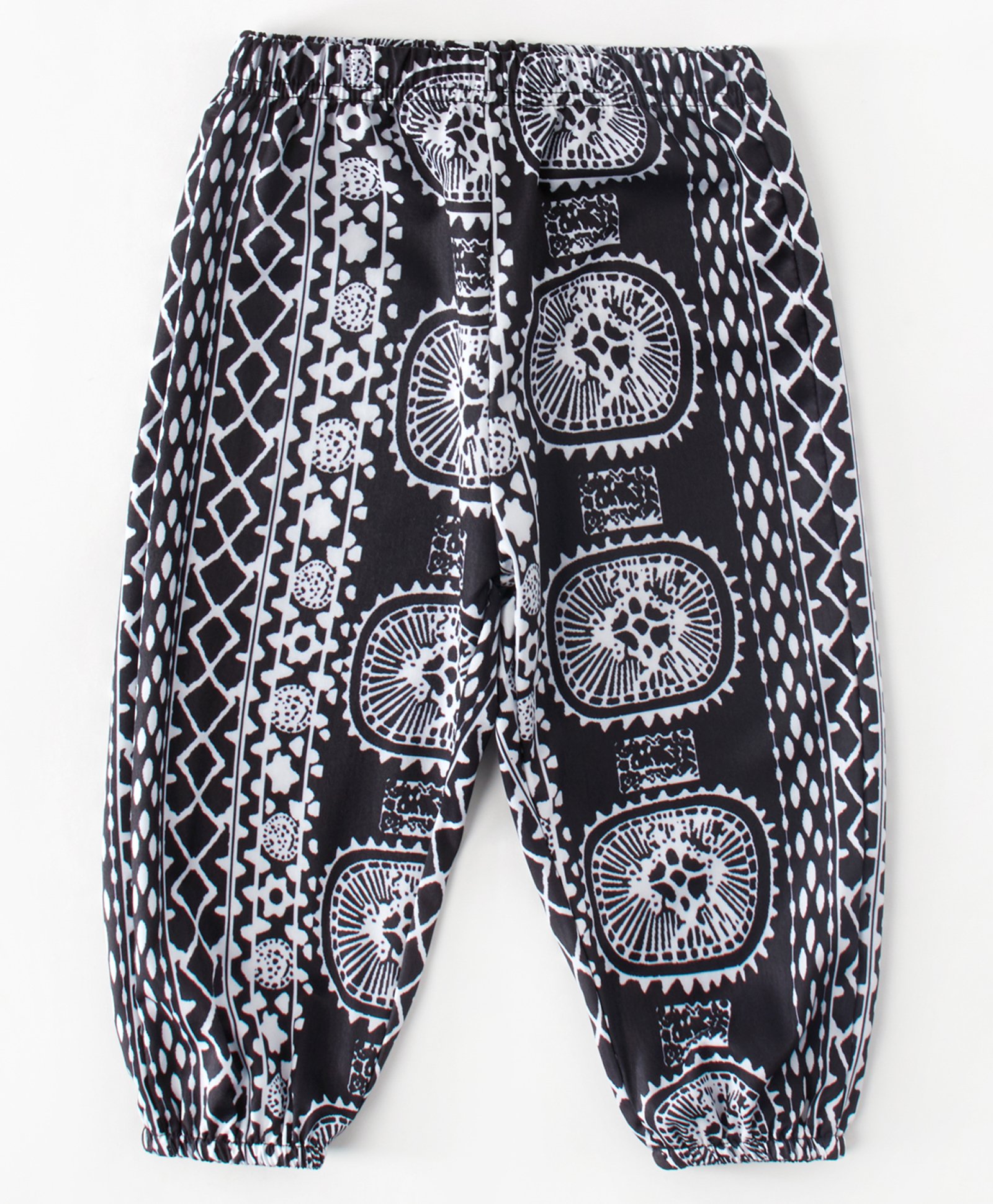 Kookie Kids Full Length Lounge Pant Abstract Print - Grey-picture-24