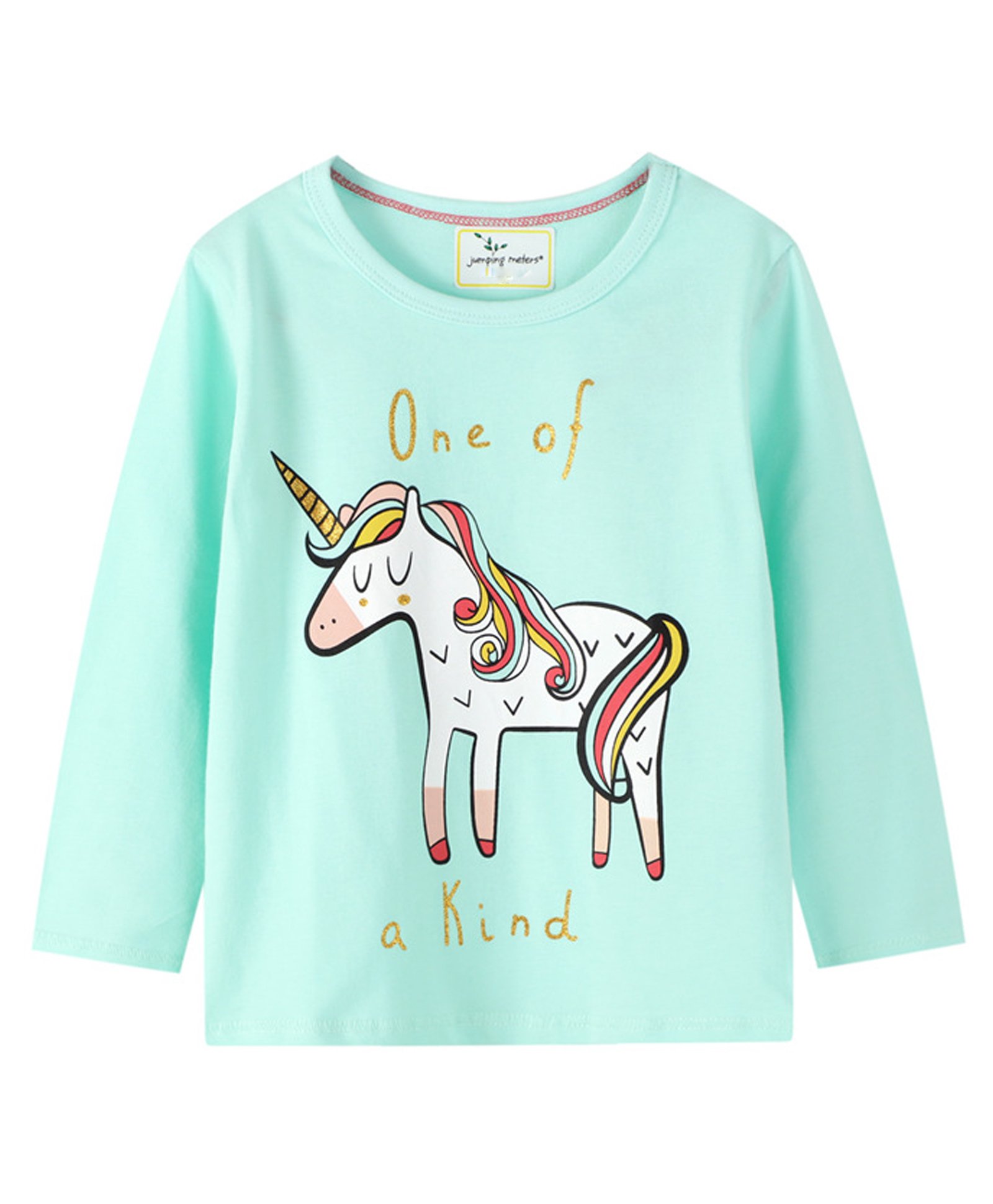 Kookie Kids Full Sleeves Tee Unicorn Print - Green-image-29