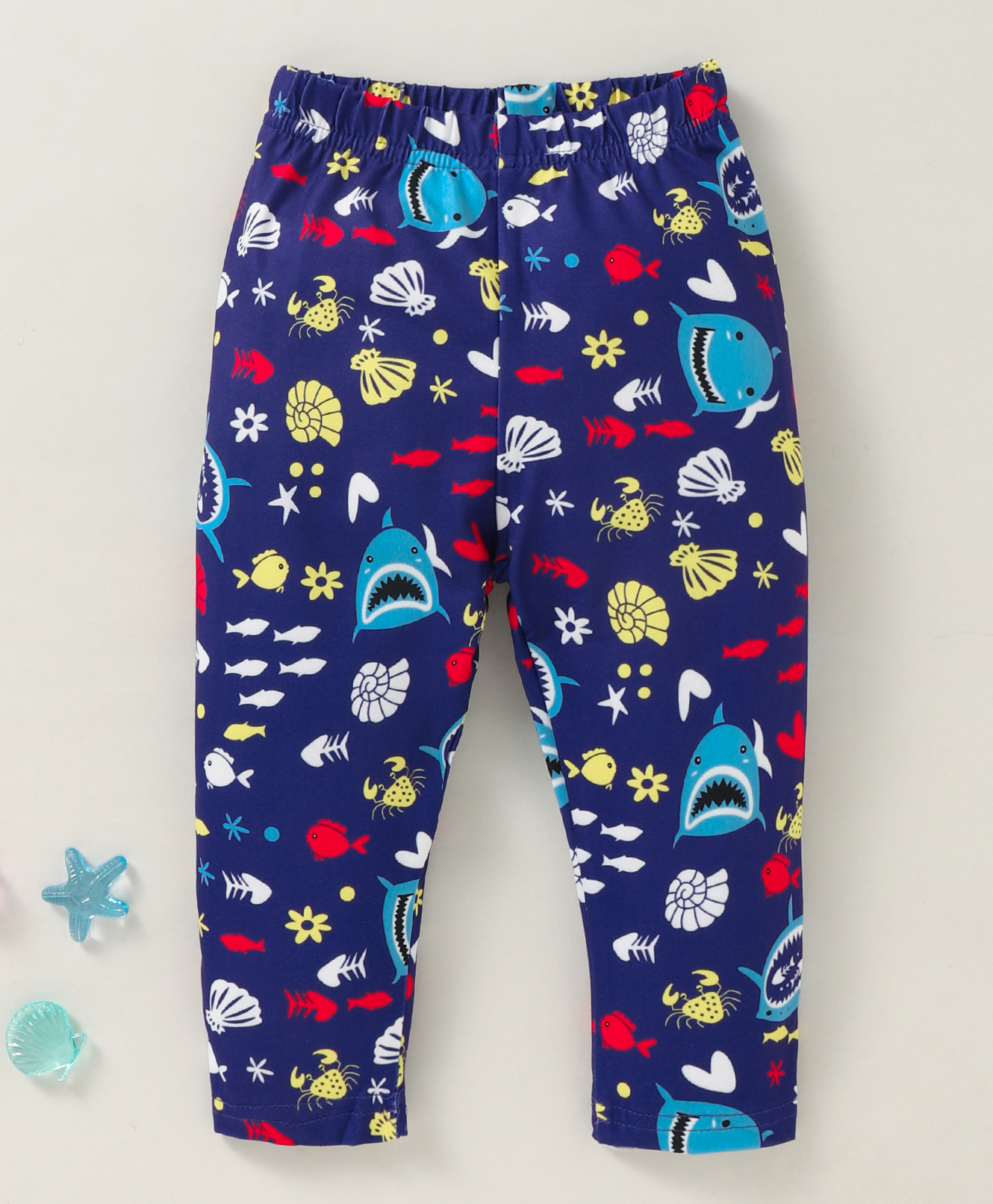 Kookie Kids Full Length Lounge Pant Fish Print - Blue-picture-14