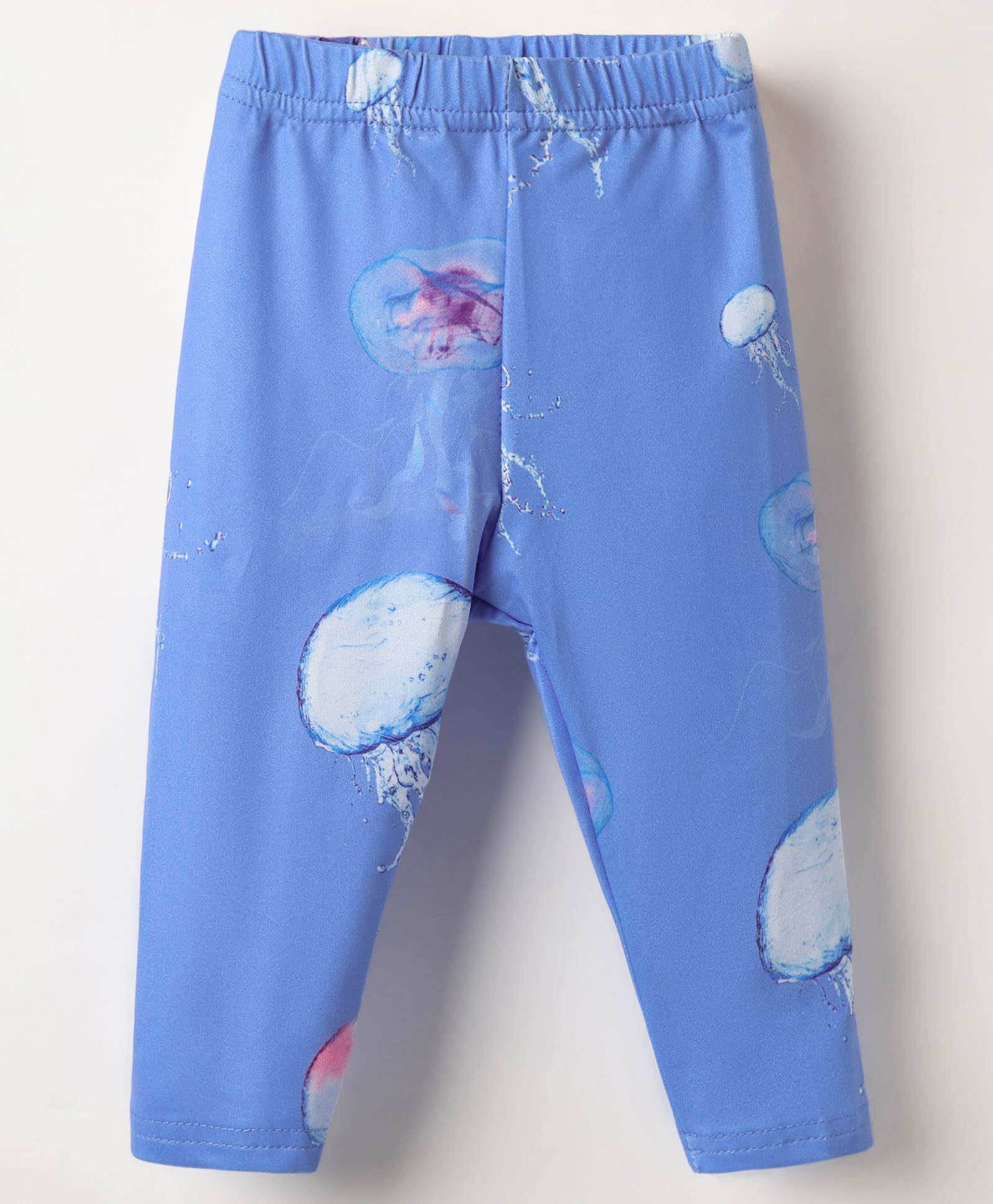 Kookie Kids Full Length Jelly Fish Printed Leggings - Blue-picture-17
