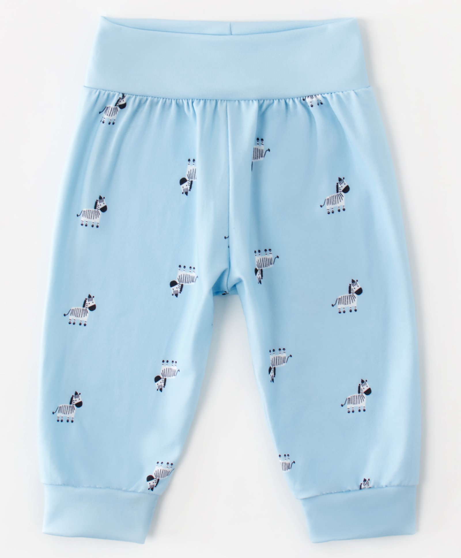 Kookie Kids Full Length Lounge Pants Zebra Print - Blue-picture-16