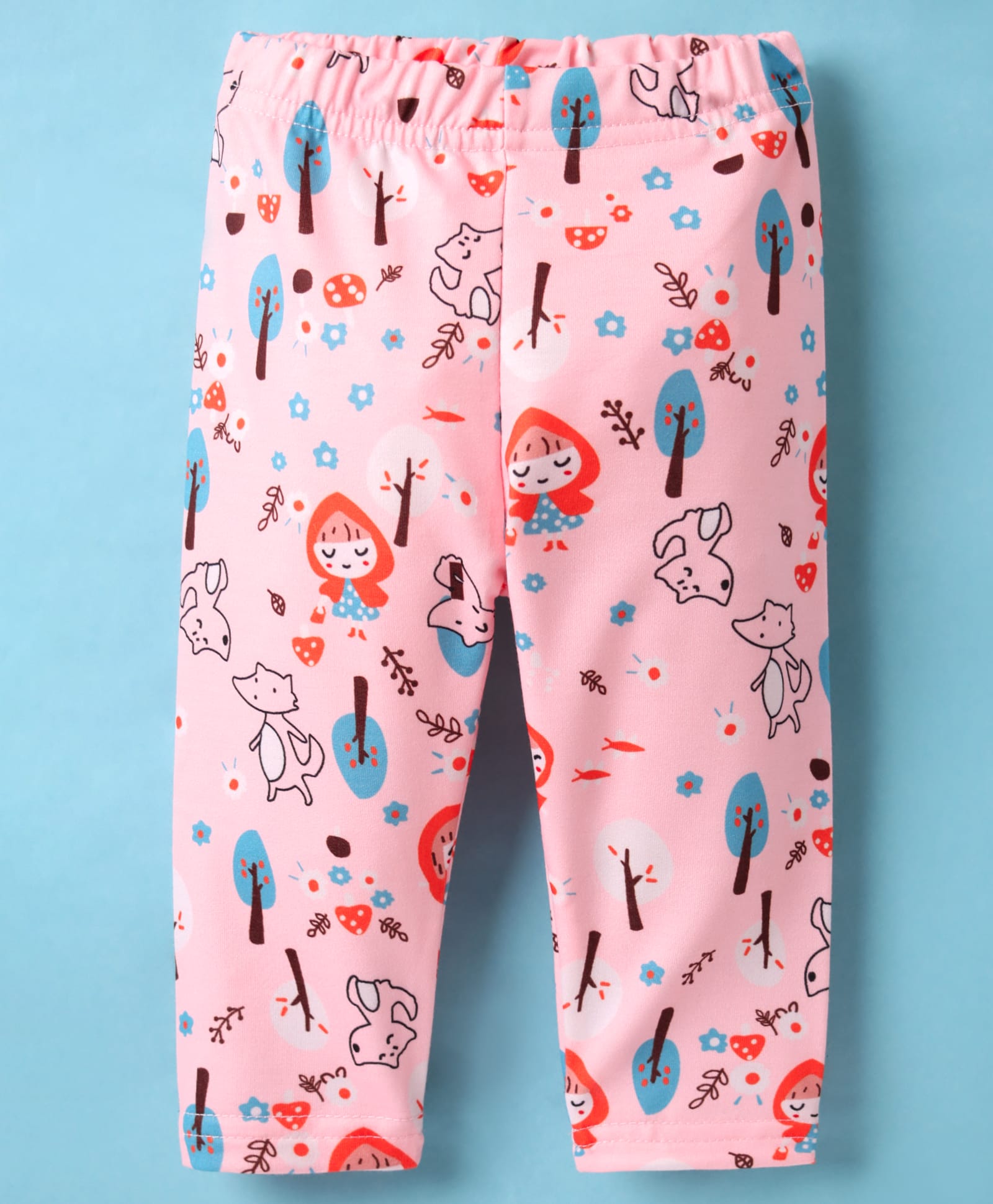 Kookie Kids Full Length Leggings Girl Print - Pink-image-36