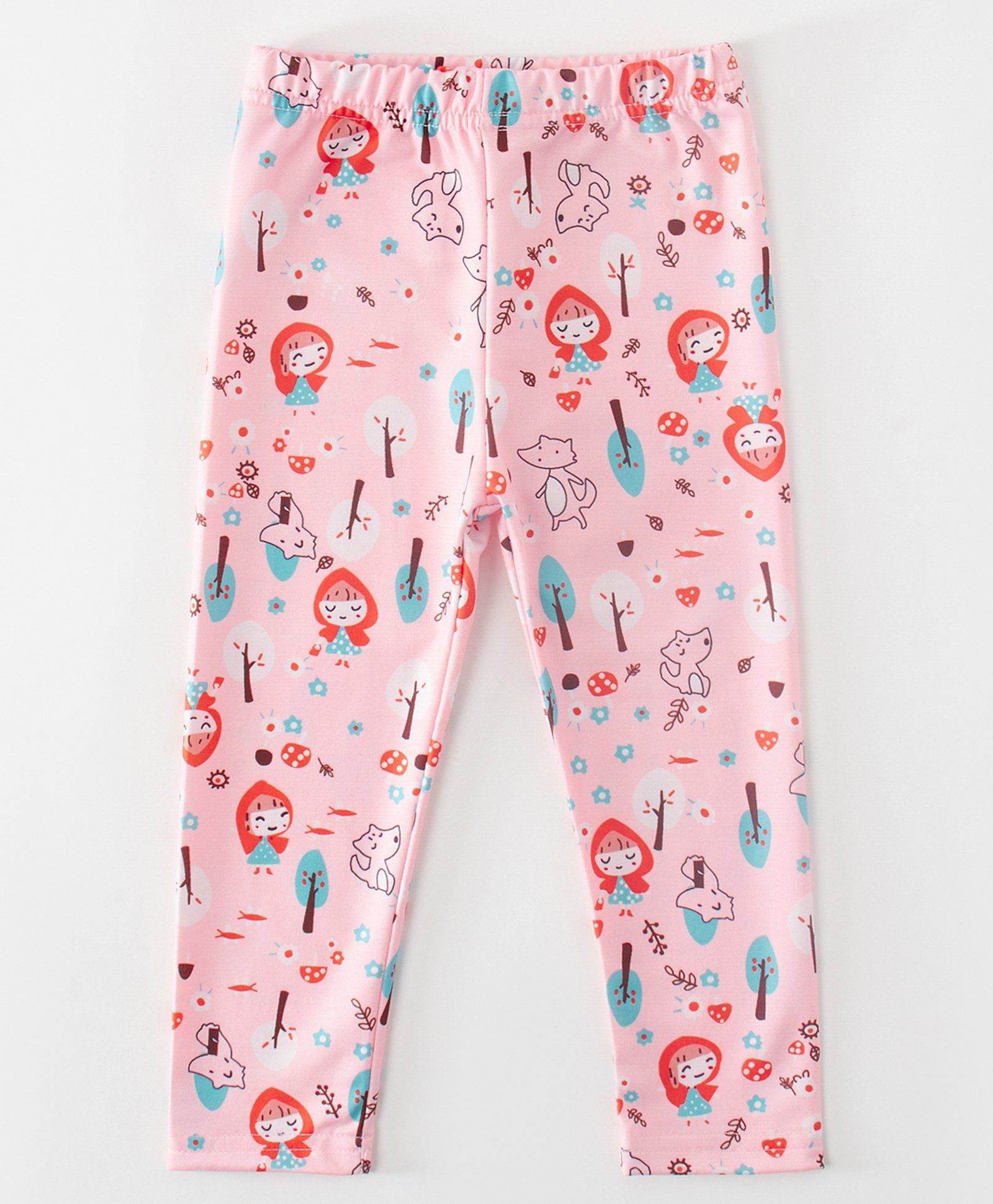 Kookie Kids Full Length Leggings Girl Print - Pink-picture-26