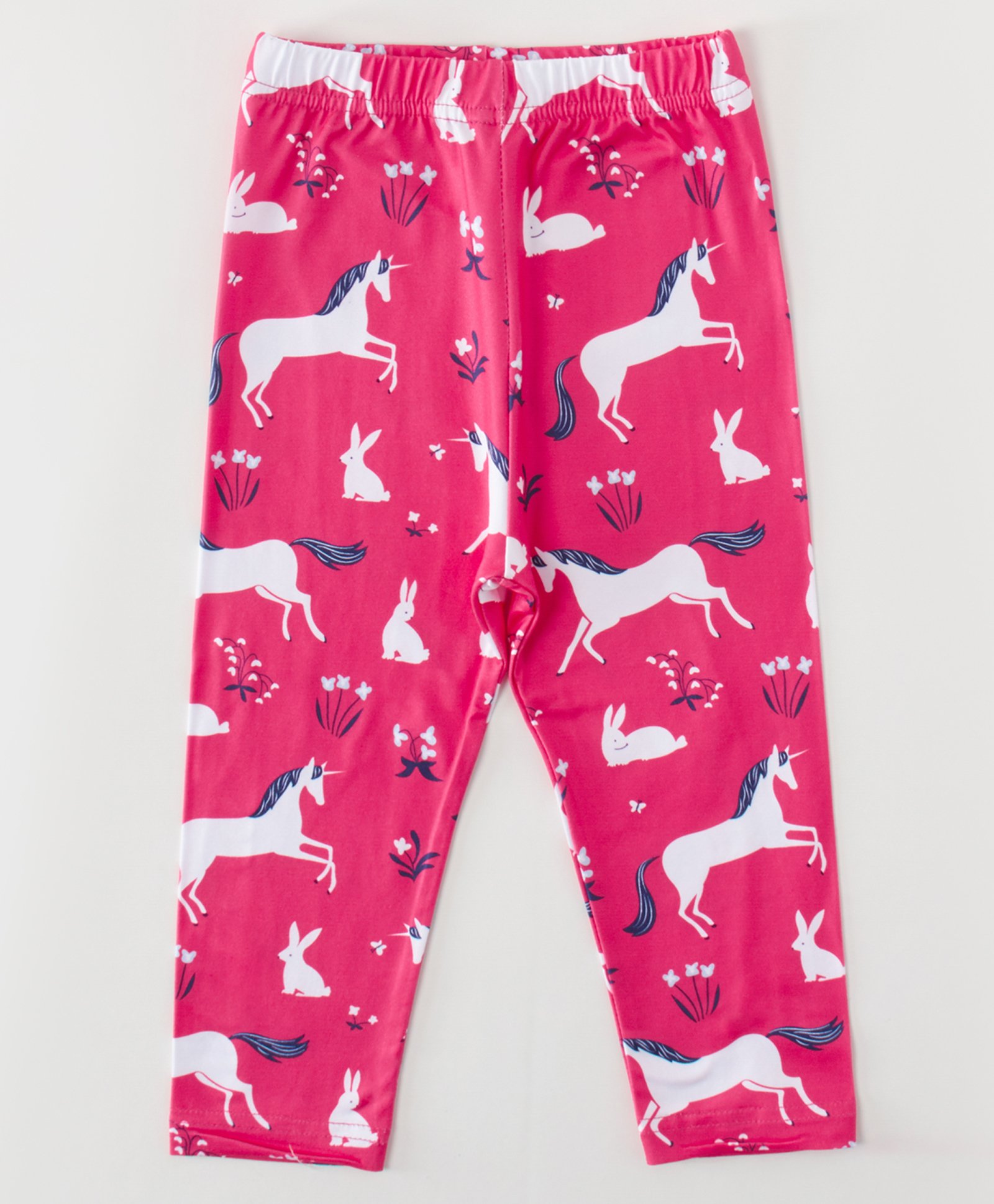 Kookie Kids Full Length Leggings Unicorn Print - Red-picture-17
