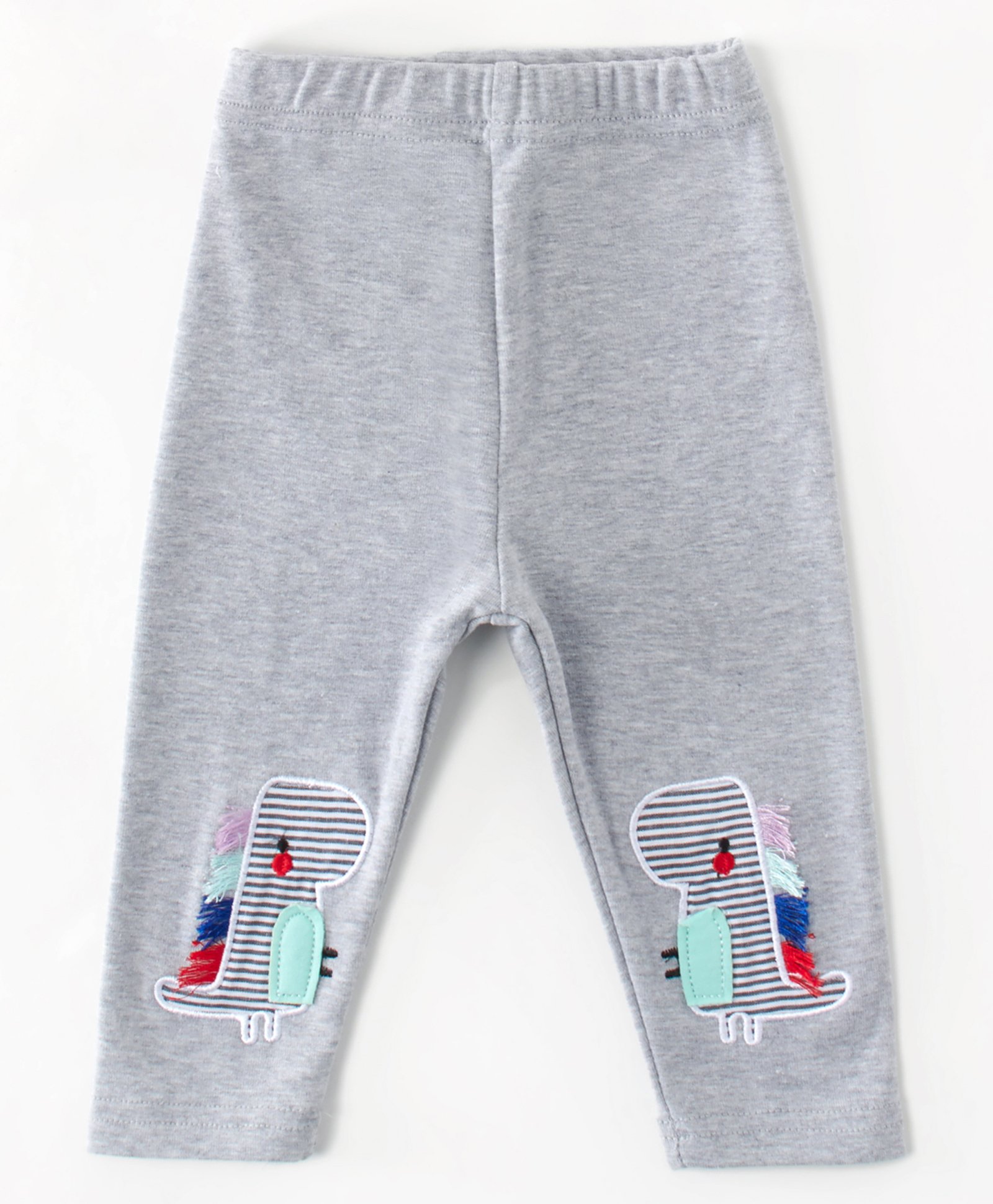 Kookie Kids Full Length Leggings Dino Print - Grey-picture-10