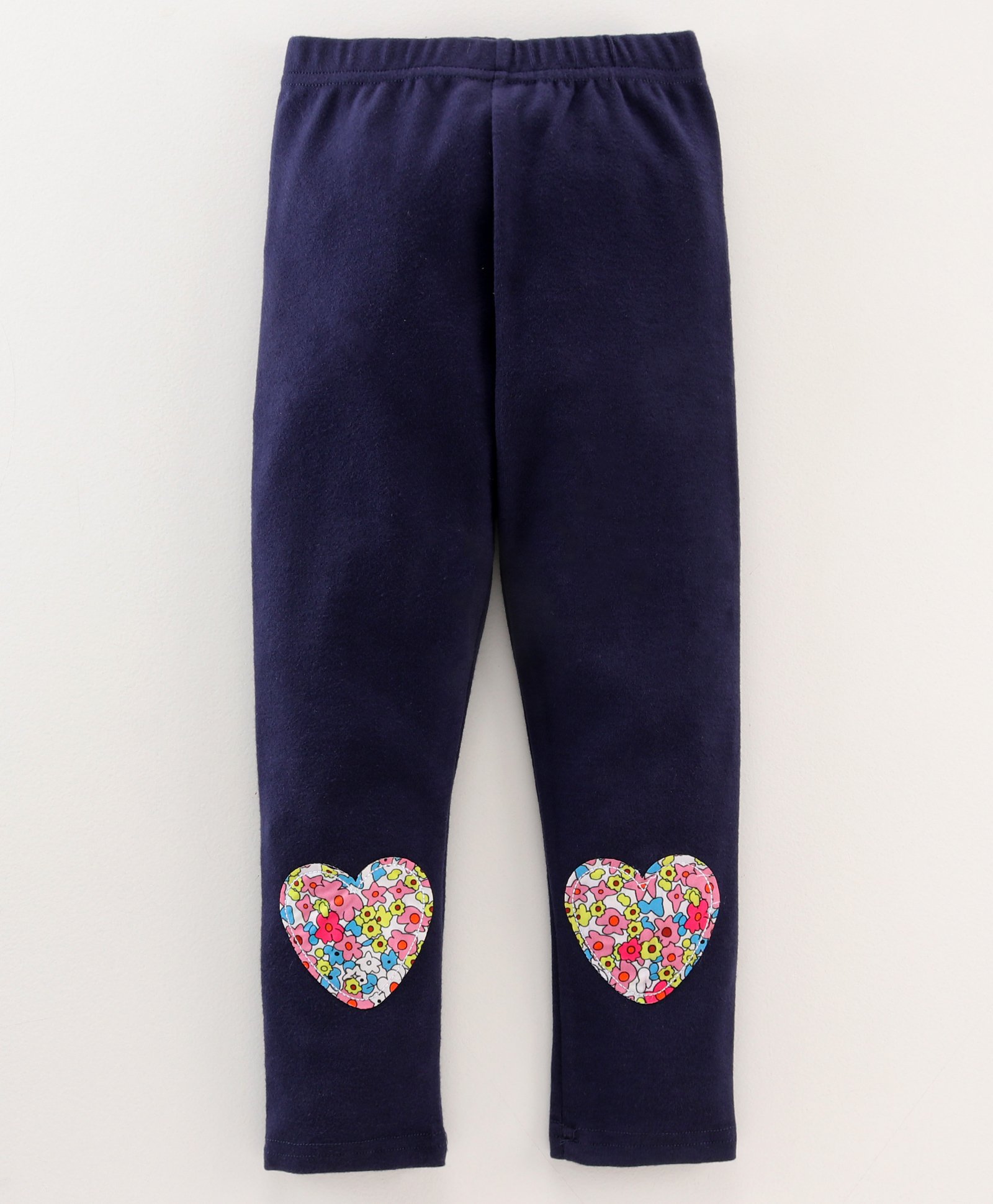 Kookie Kids Full Length Leggings Rabbit Patch - Navy Blue-image-7