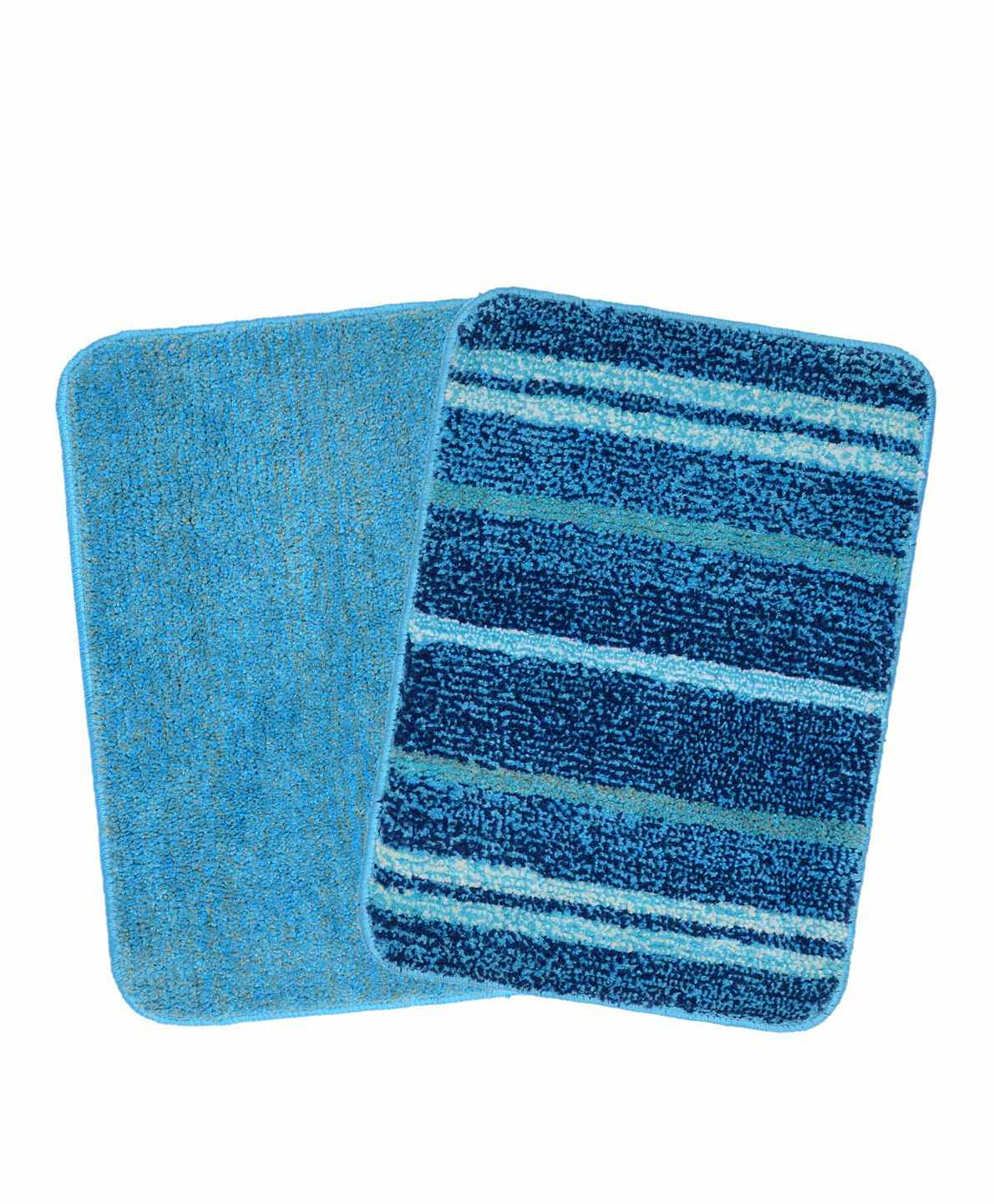Saral Home Anti Slip Bathmat Pack of 2 - Blue-picture-20