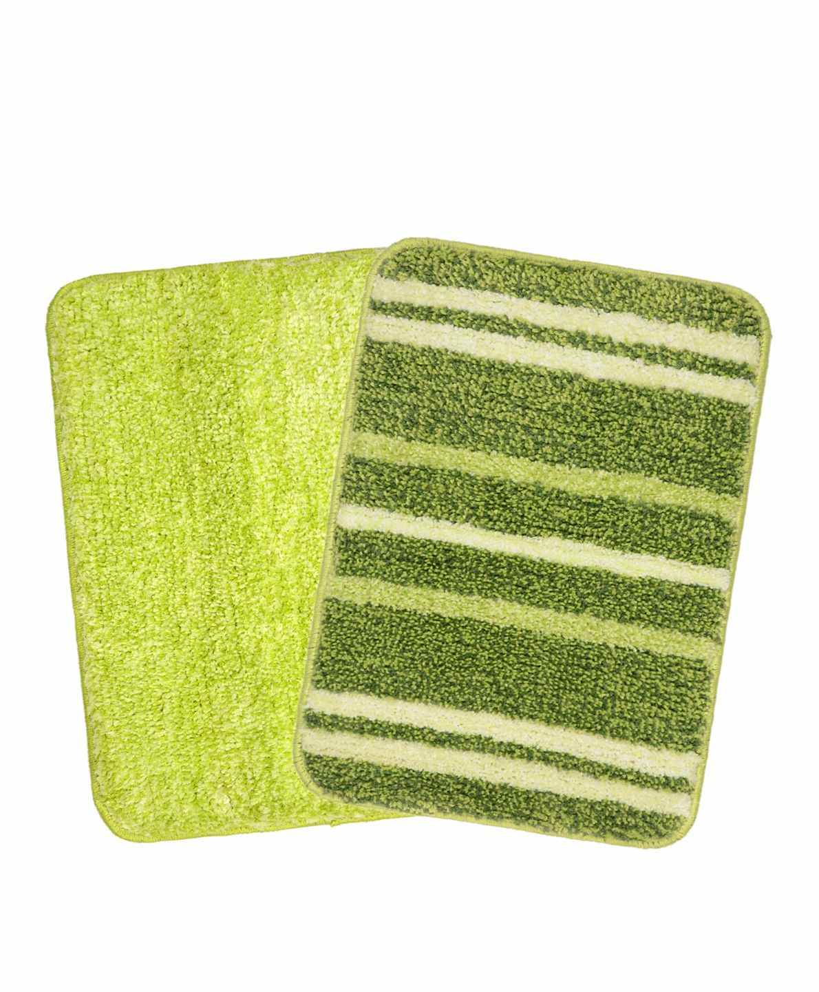 Saral Home Anti Slip Bathmat Pack of 2 - Green-image-18