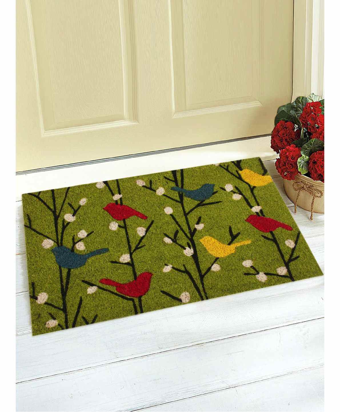 Saral Home Coir Printed Door Mat - Green-image-38