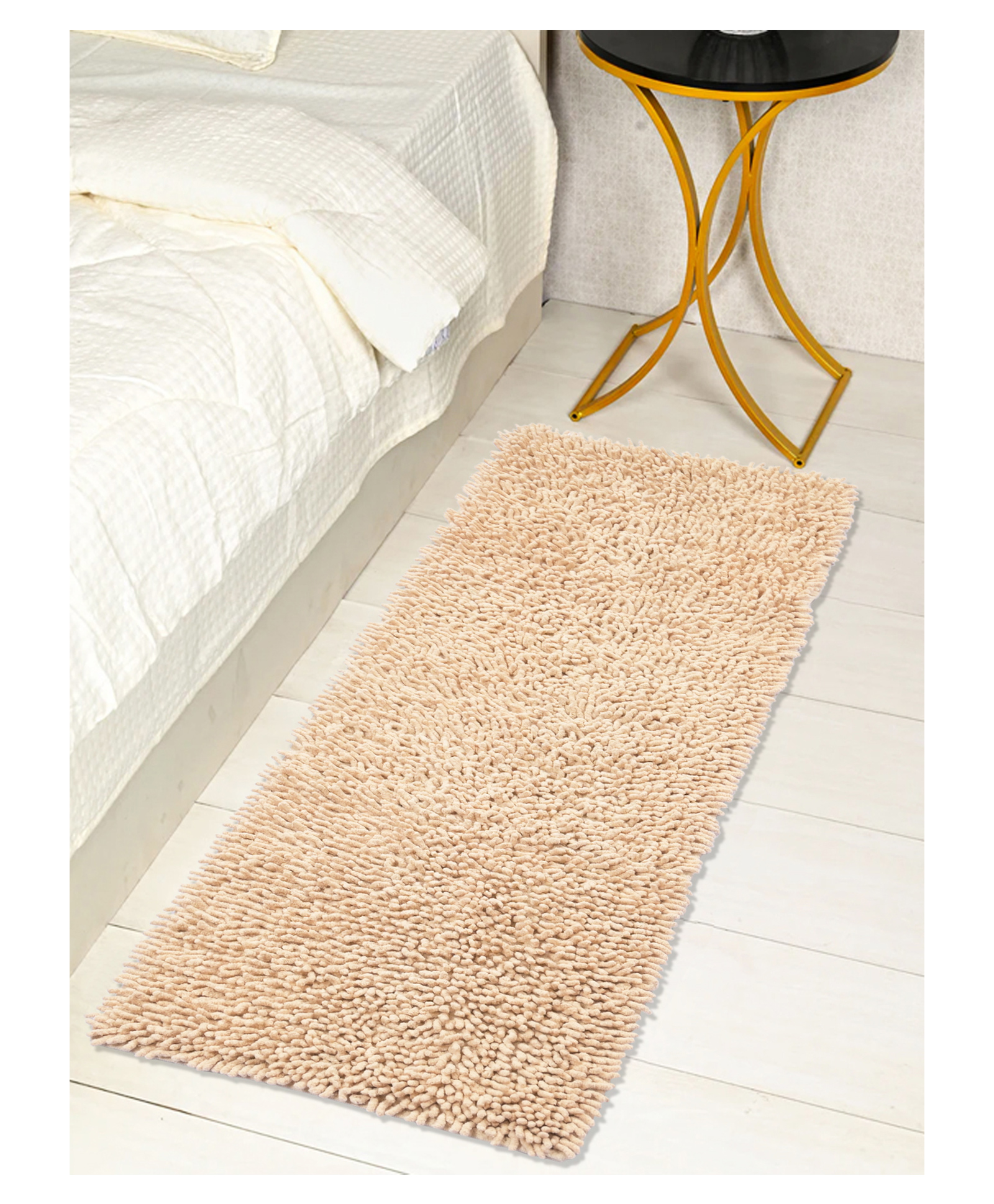 Saral Home Soft Cotton Tufted Saggy Runner - Beige-picture-41