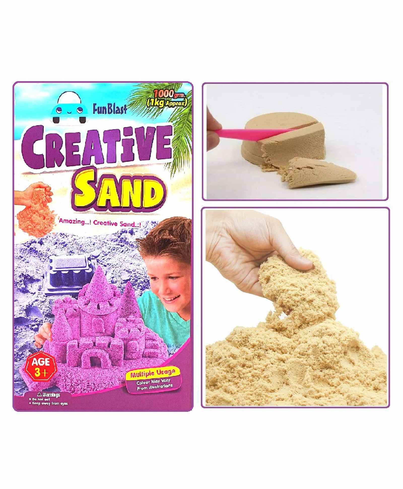 FunBlast Creative Soft Sand Brown - 1 kg