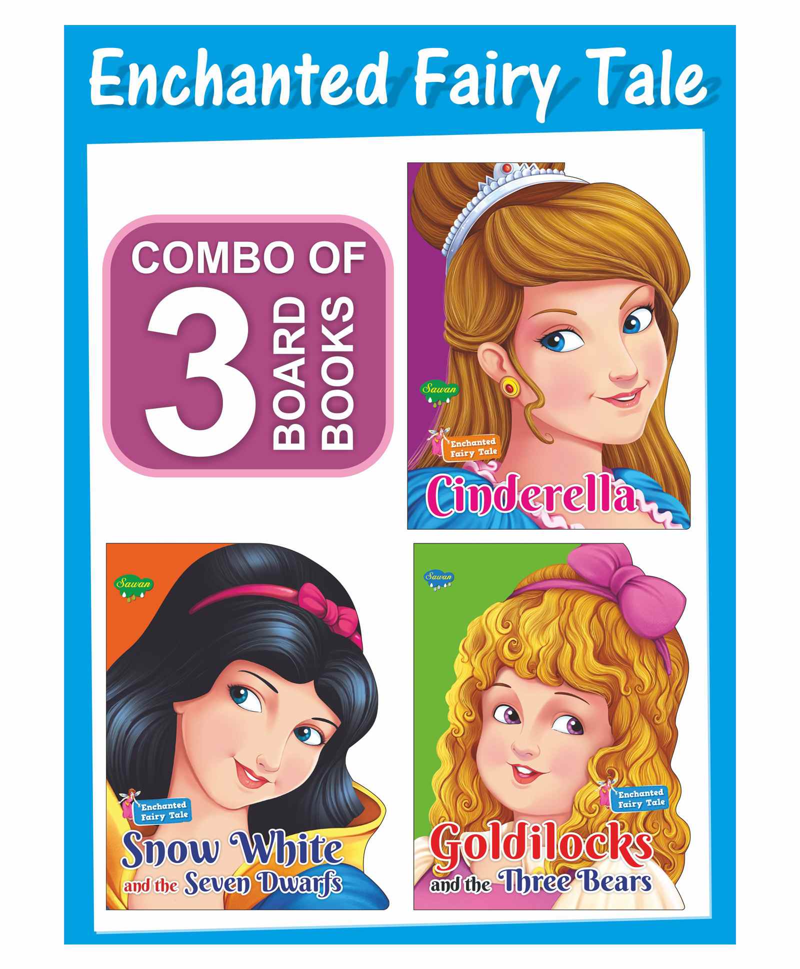 Sawan Fairy Tales board Books  Set of 3 - English-image-31