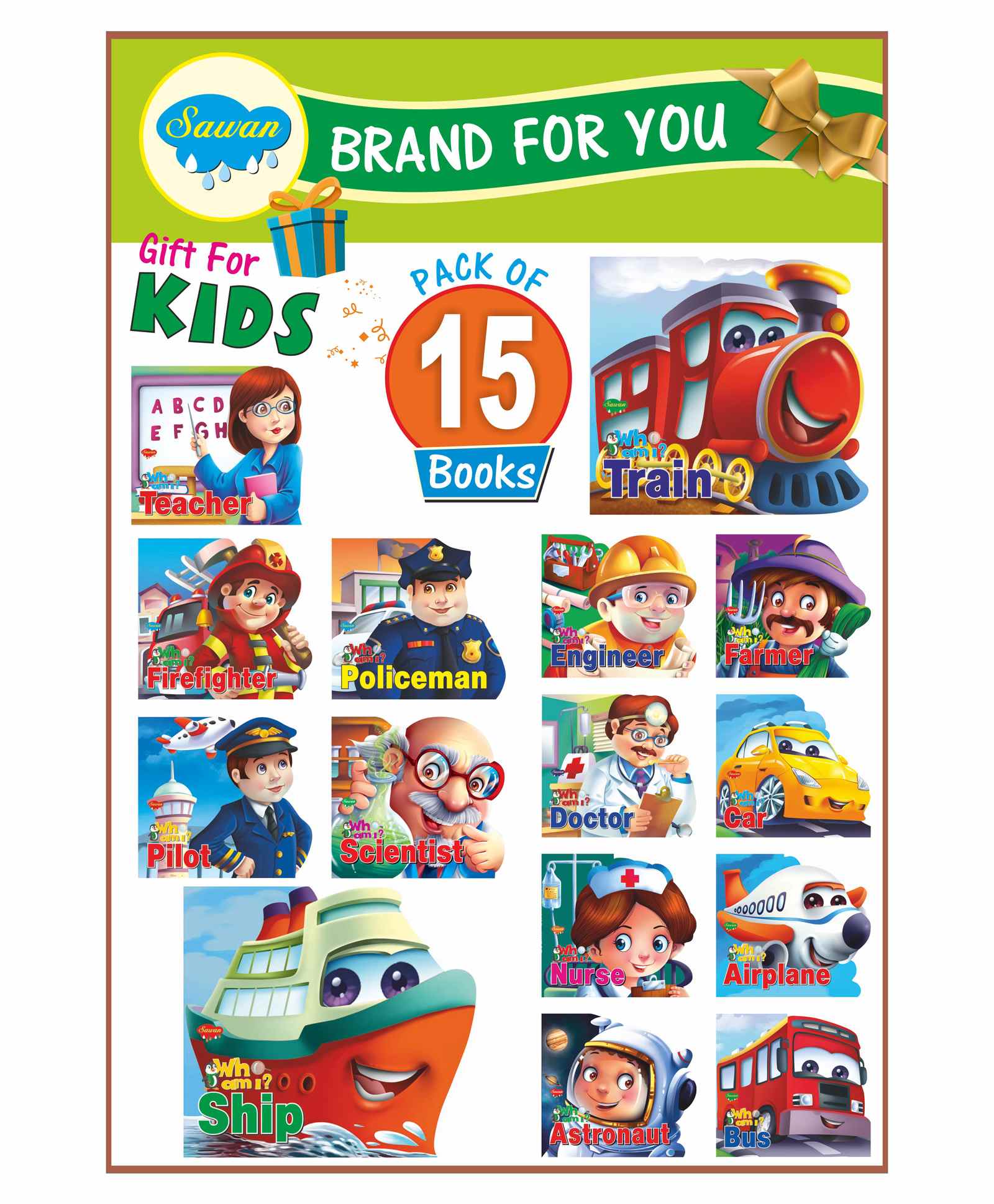 Sawan Who Am I Board Book Set of 15 - English-image-37