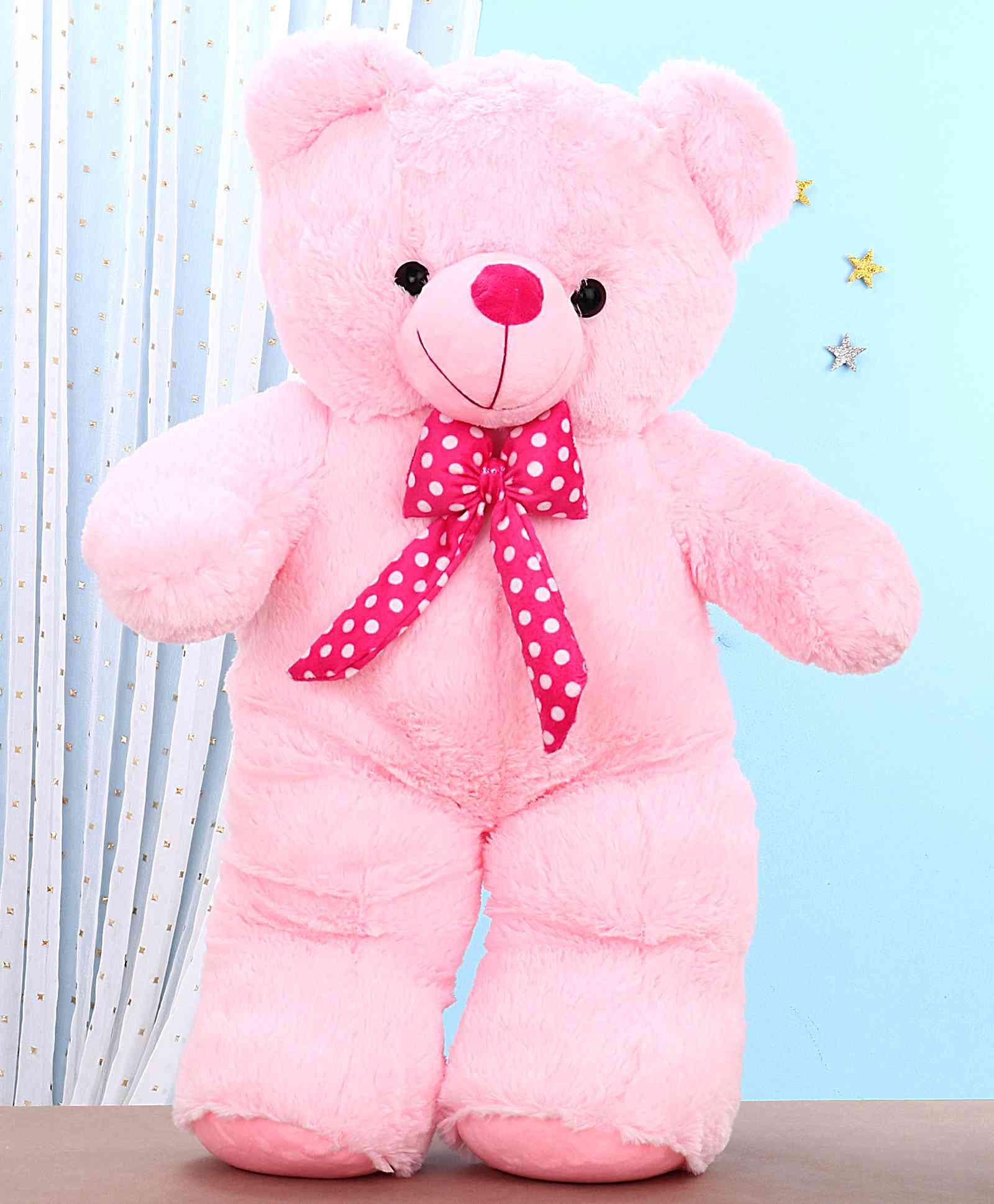 edu kids toys Chun Mun Stuff Teddy Bear Soft Toy Pink - Height 65 cm-picture-12