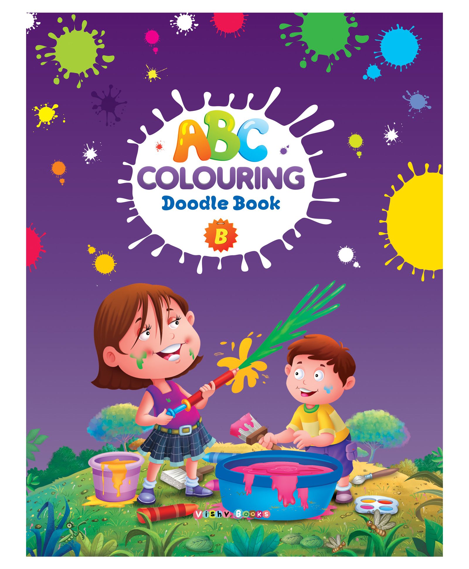 vishv books ABC Colouring Doodle Book B - English-picture-14