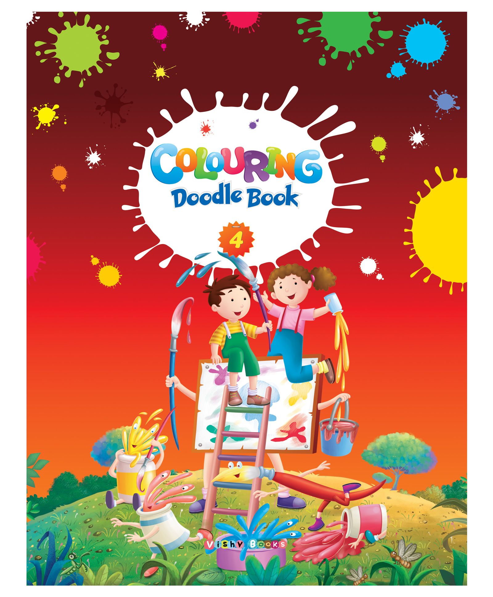 vishv books ABC Coloring Doodle Book 4 - English-picture-31