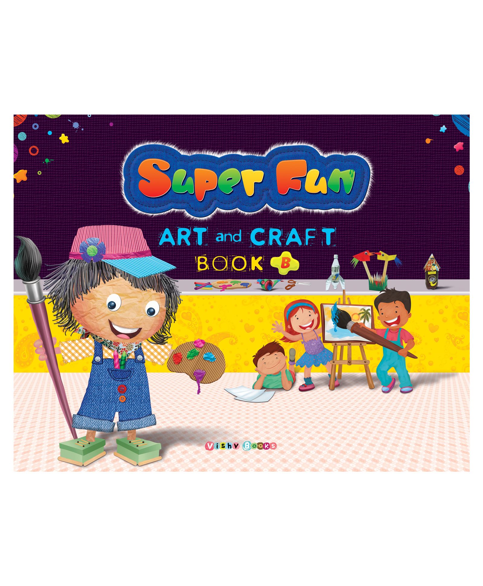 vishv books Super Fun Art & Craft Book B - English-picture-15