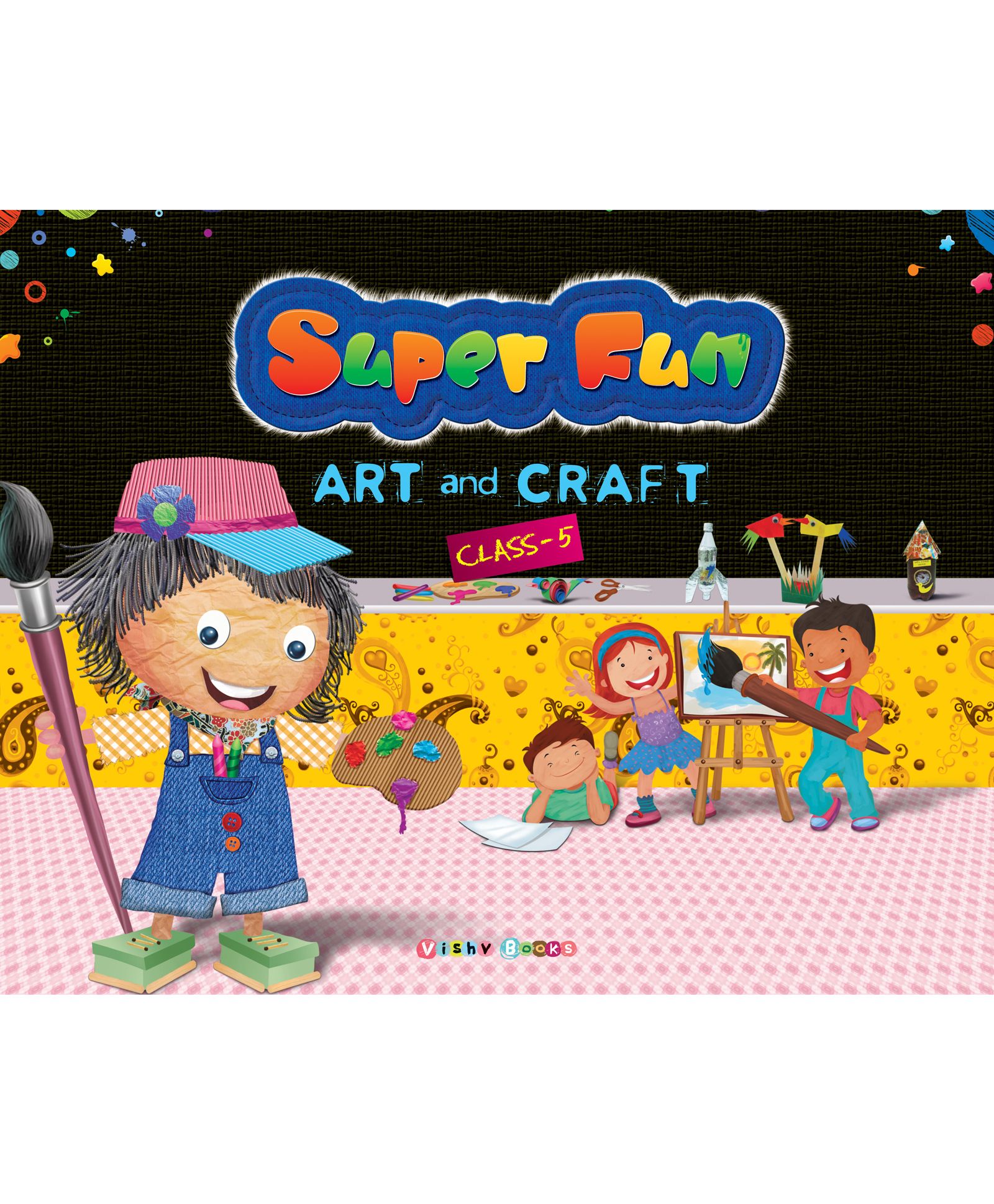 vishv books Super Fun Art & Craft Book 5 - English-picture-19