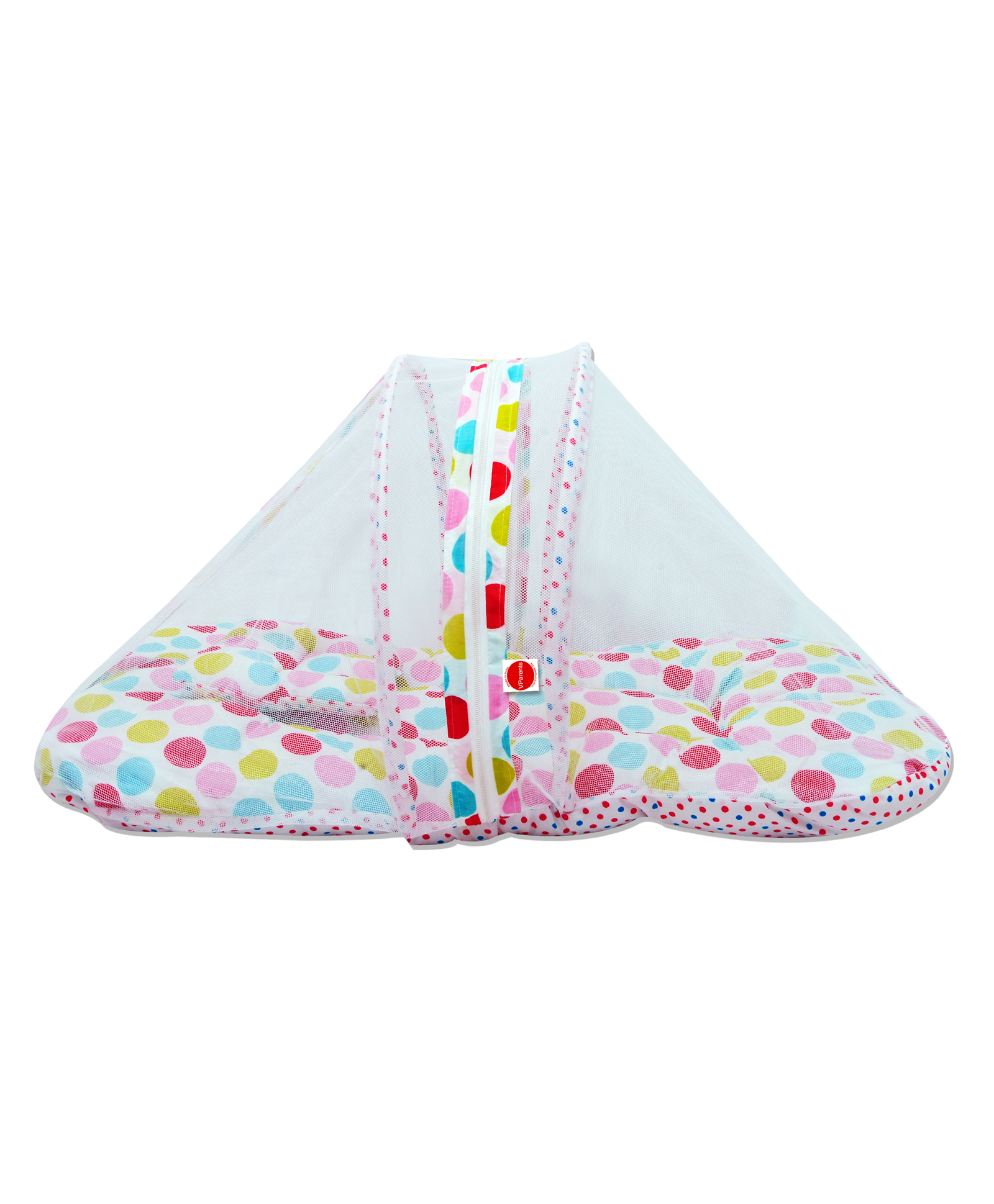 VParents Mite Baby Bedding Set with Mosquito Net and Pillow - Polka Dots-image-16