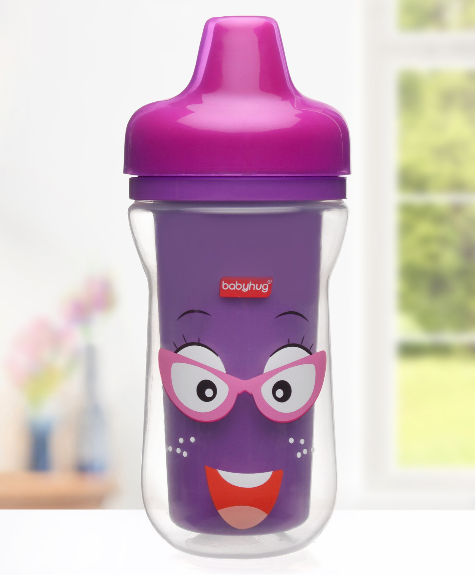 Babyhug Insulated Spill Proof Spout Cup - Pink-image-25