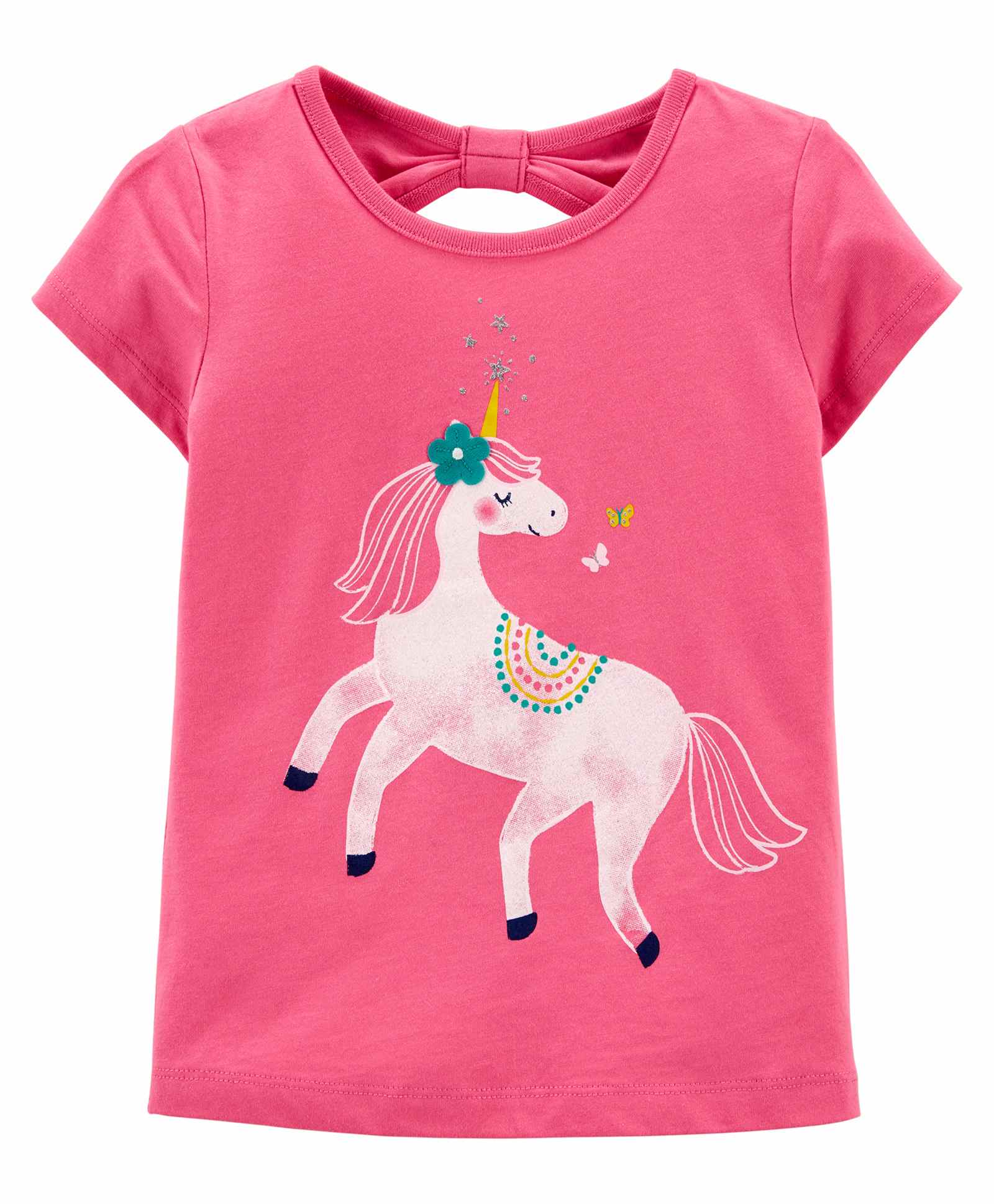 Carter's Unicorn Jersey Tee - Pink-image-10