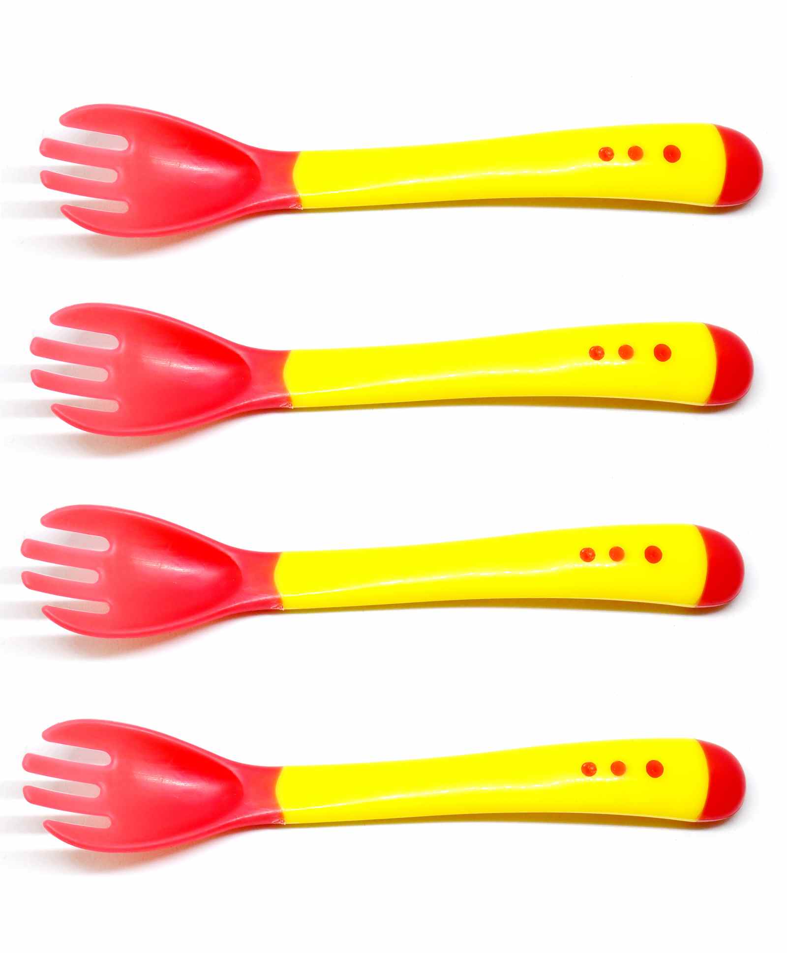 The Little Lookers Temperature Sensing Fork Pack of 4 - Yellow-picture-21
